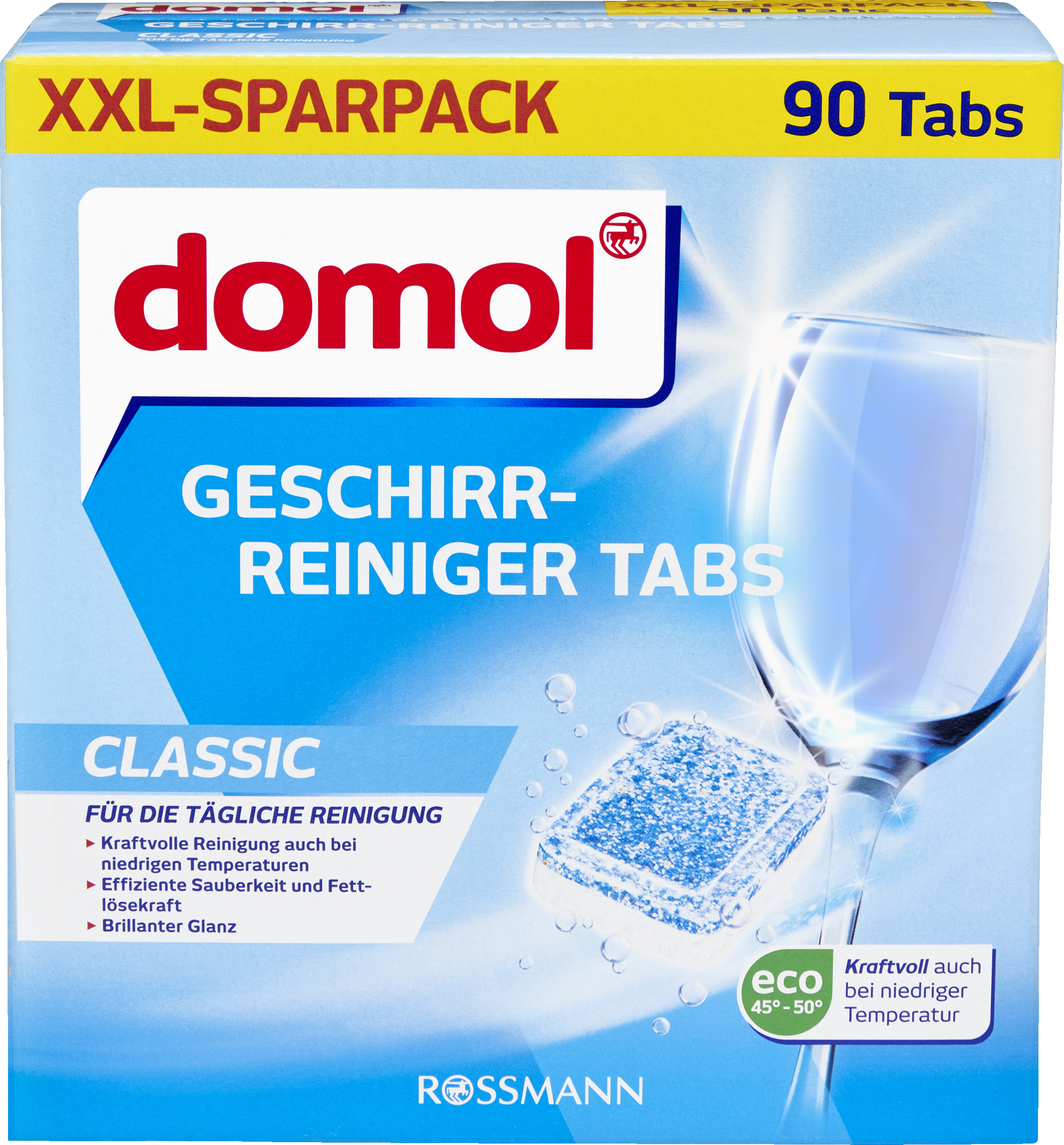 domol Geschirr-Reiniger Tabs Classic XXL Sparpack