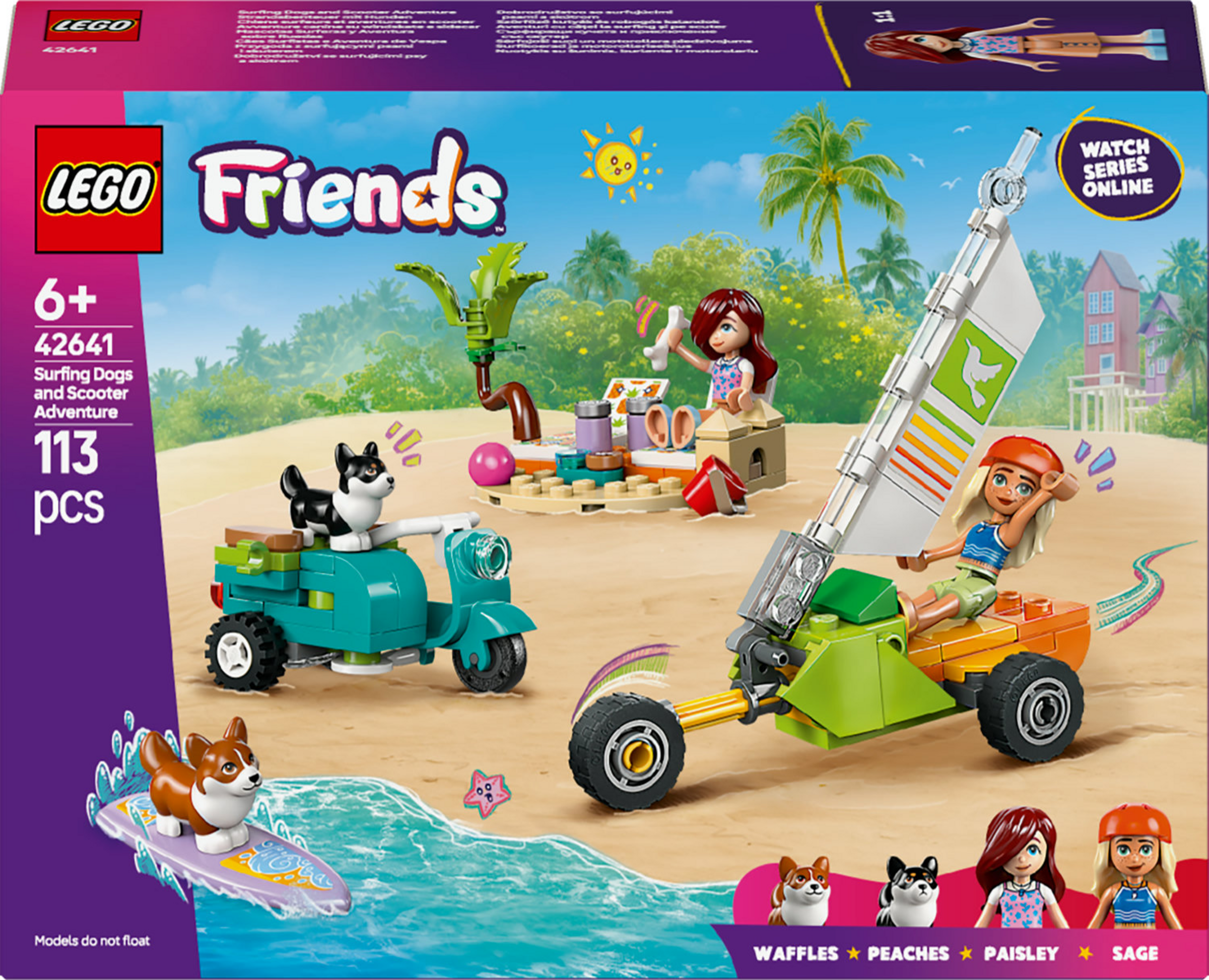 LEGO Friends 42641 Strandabenteuer mit Hunden