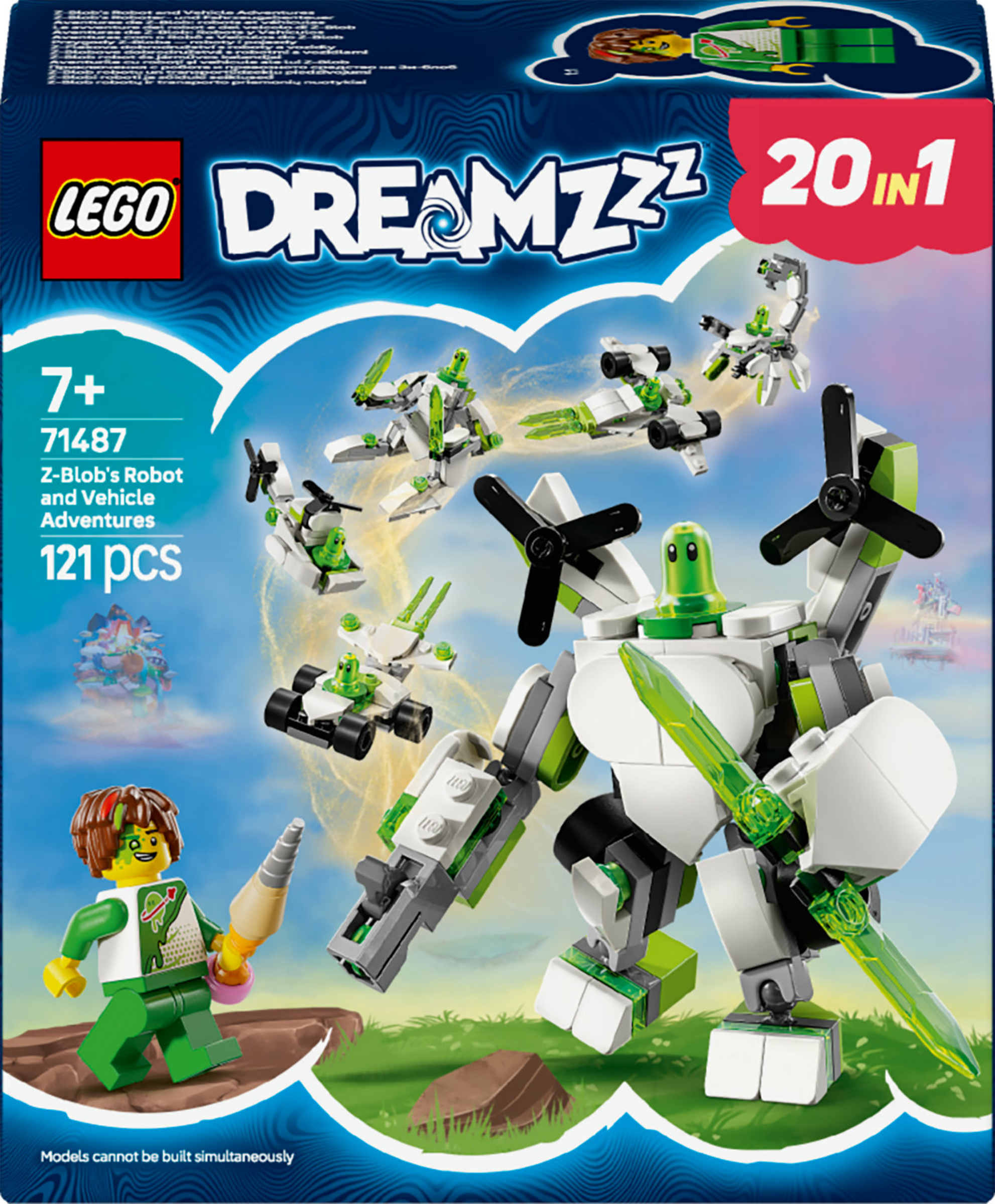 LEGO Dreamzzz 71487 Z-Blob's Roboter- und Fahrzeugabenteuer
