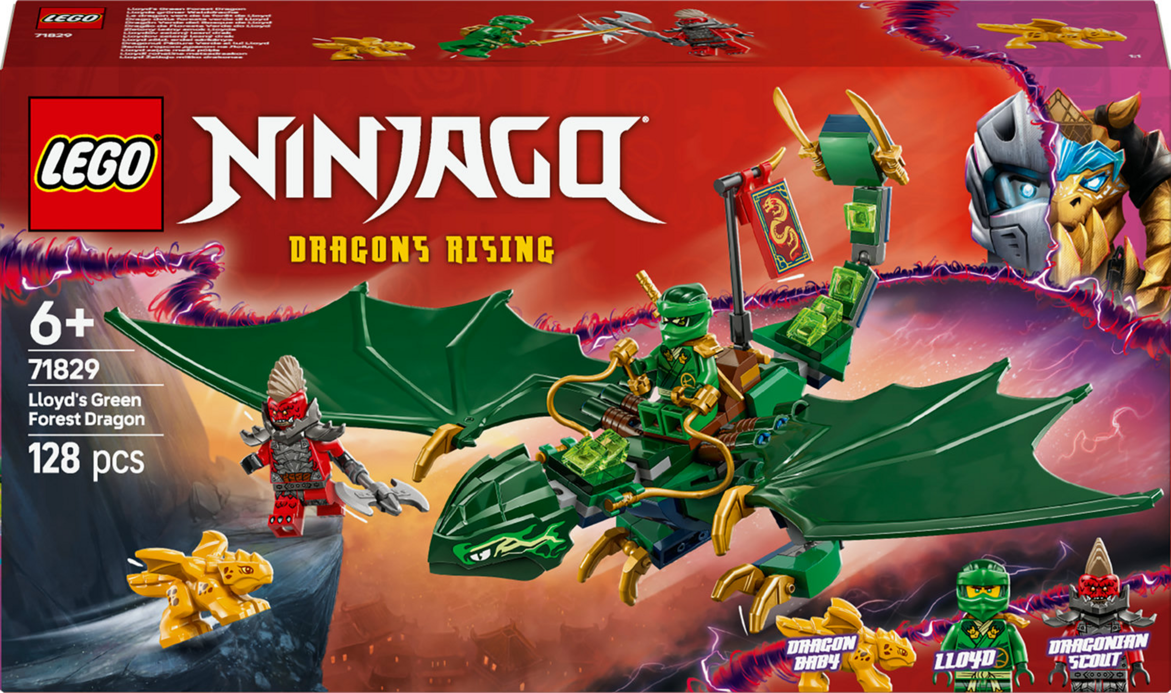 LEGO NINJAGO 71829 Lloyds grüner Walddrache