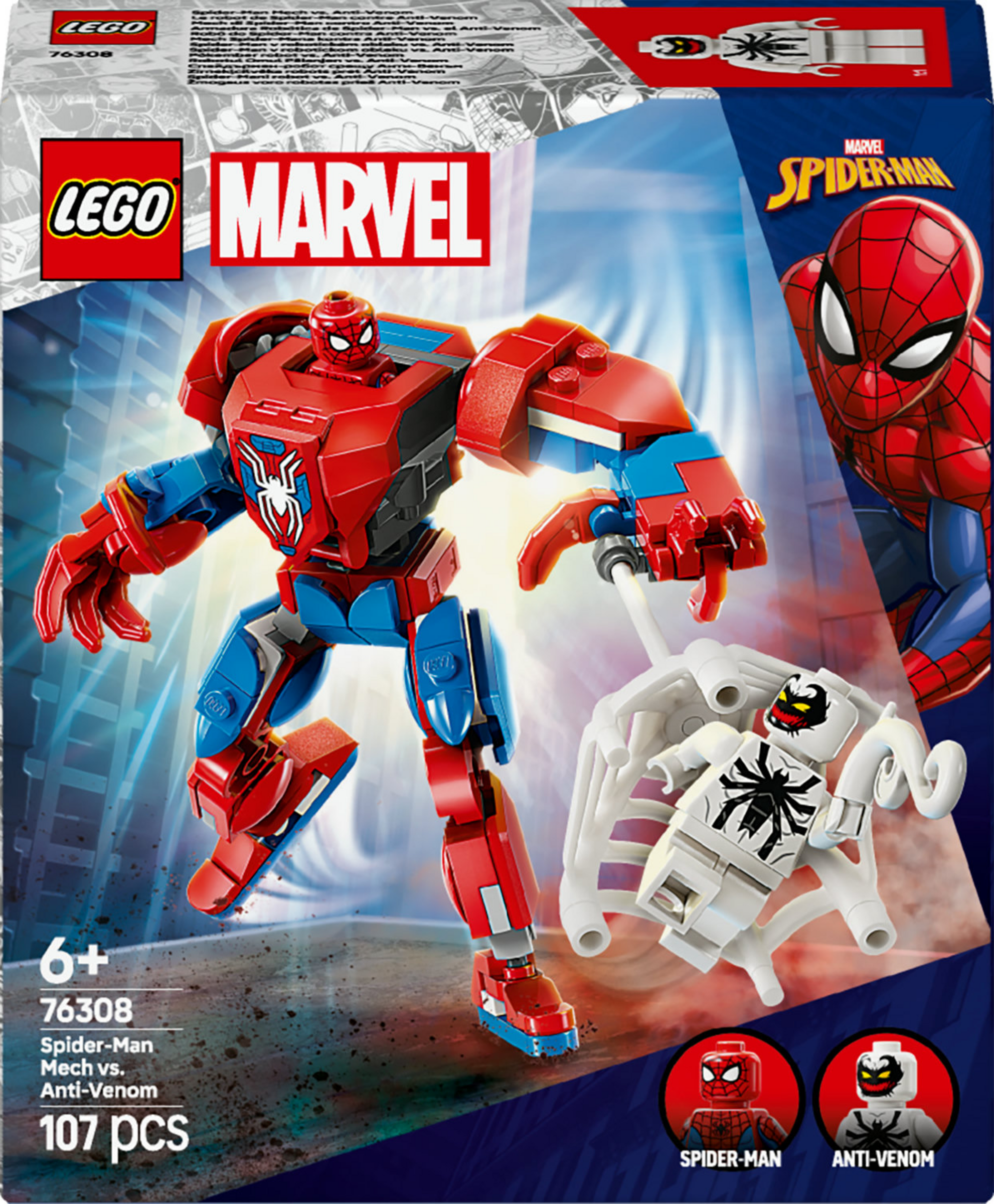 LEGO Marvel 76308 Spider-Man Mech vs. Anti-Venom