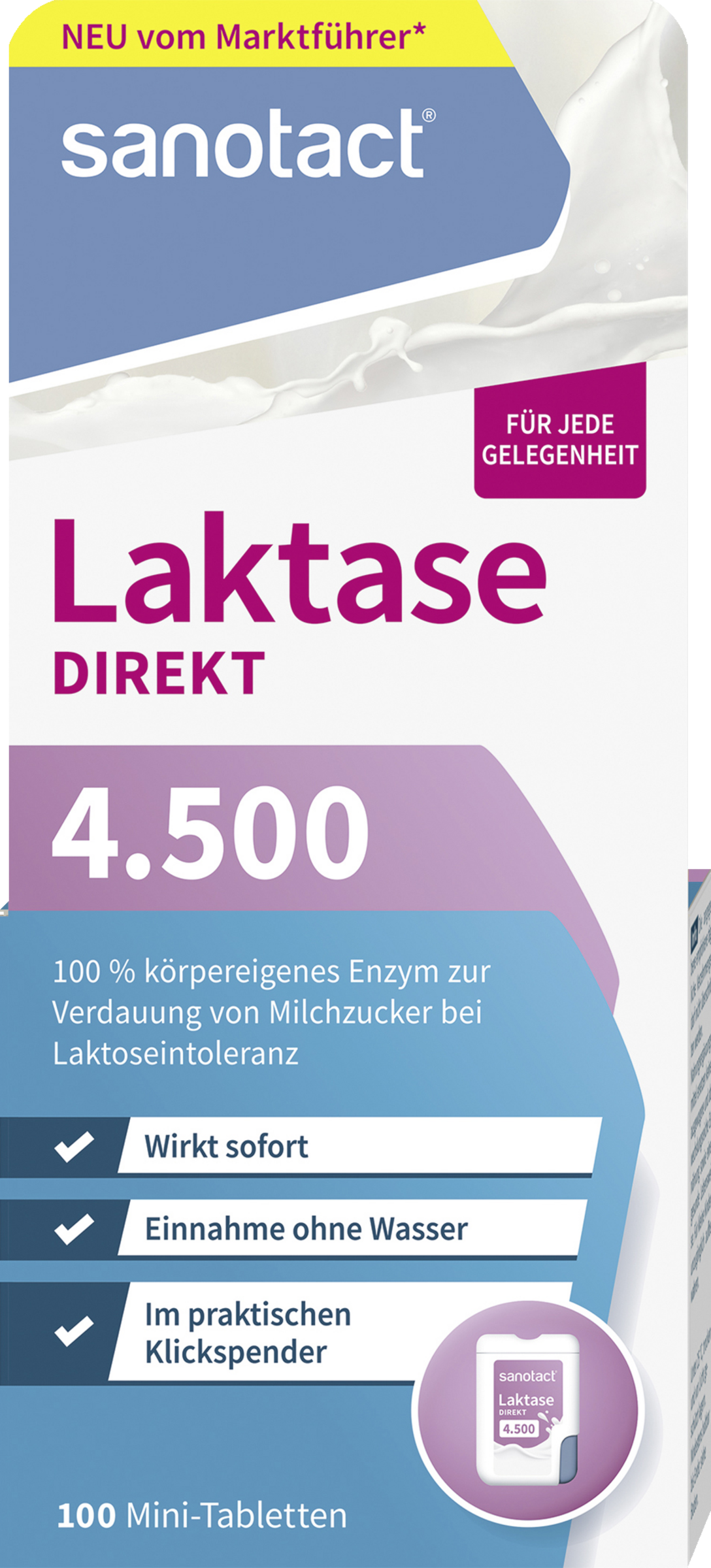 sanotact® Laktase 4500 Direkt