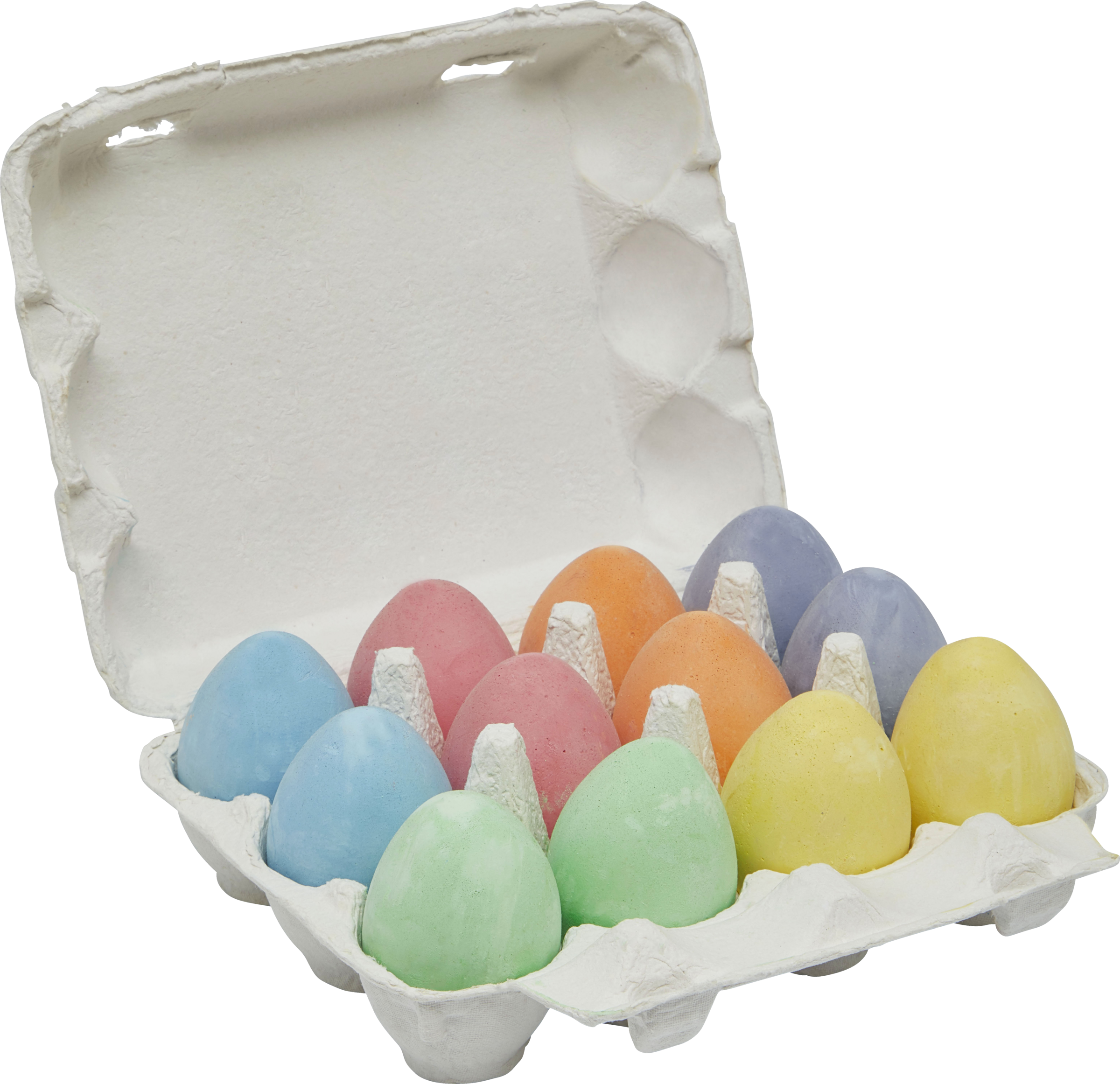 IDEENWELT 12er Set Straßenmalkreide Eier