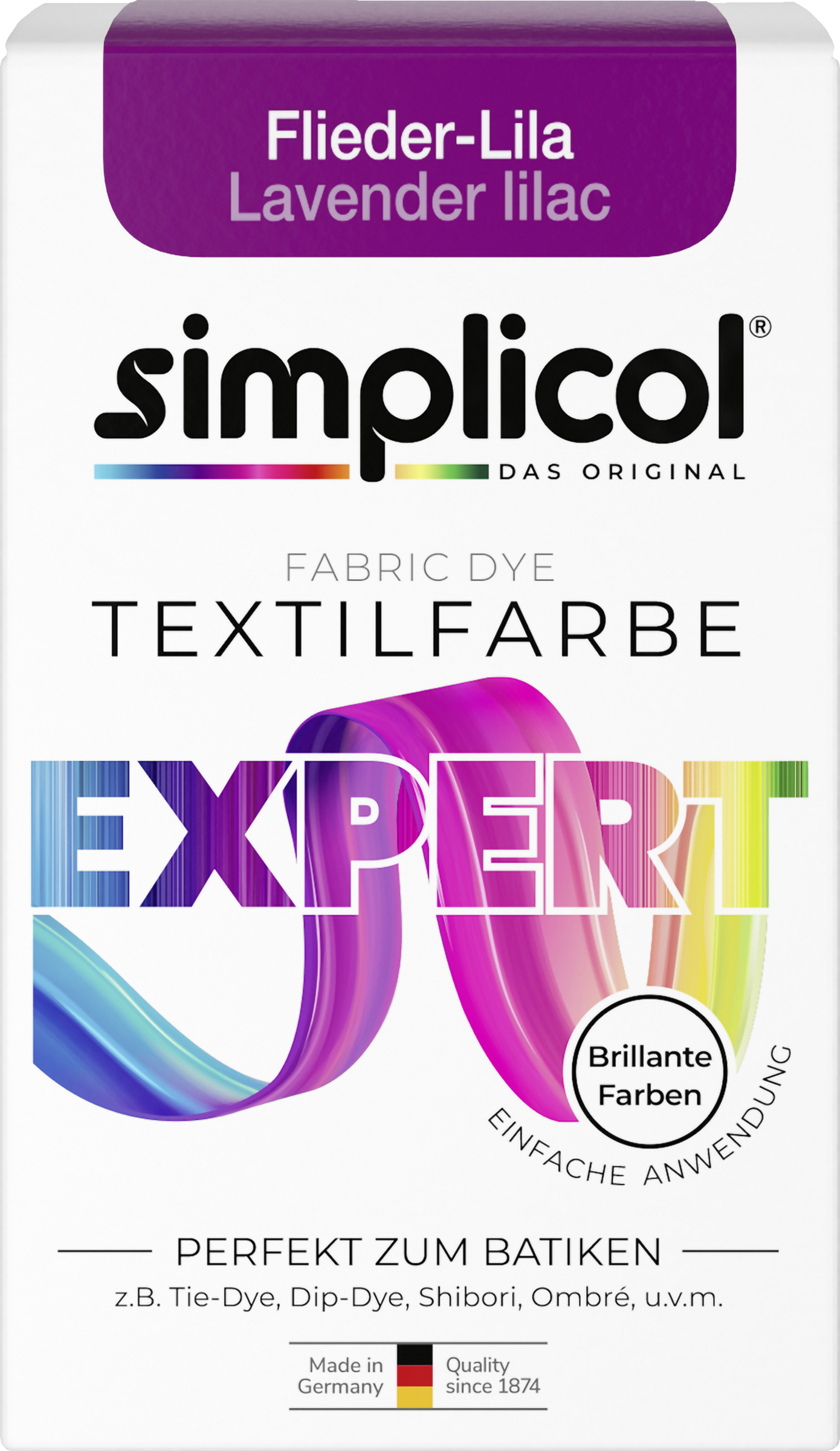 simplicol Textilfarbe expert Flieder-Lila