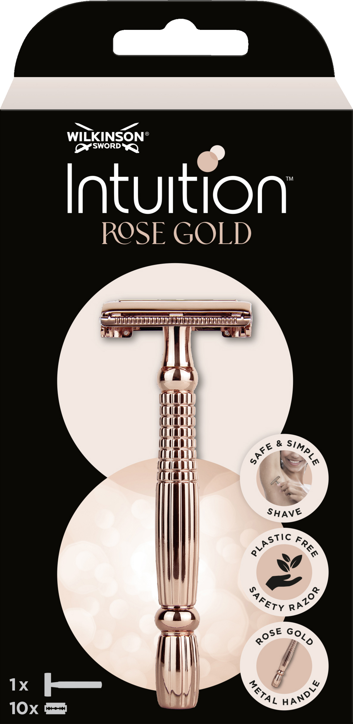 Wilkinson Sword Intuition Rose Gold Rasierhobel