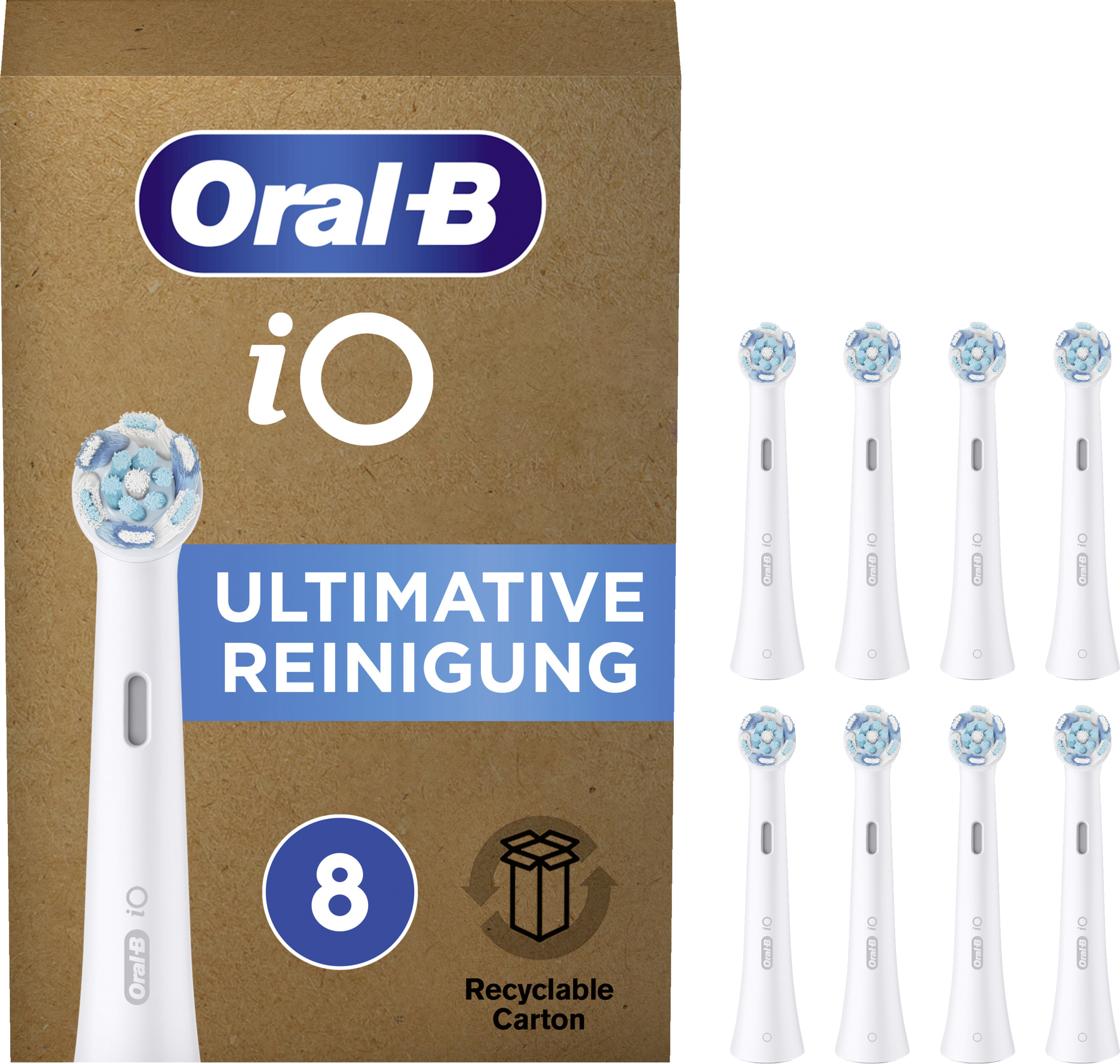 مجموعة من 8 رؤوس فرشاة iO Ultimate Clean