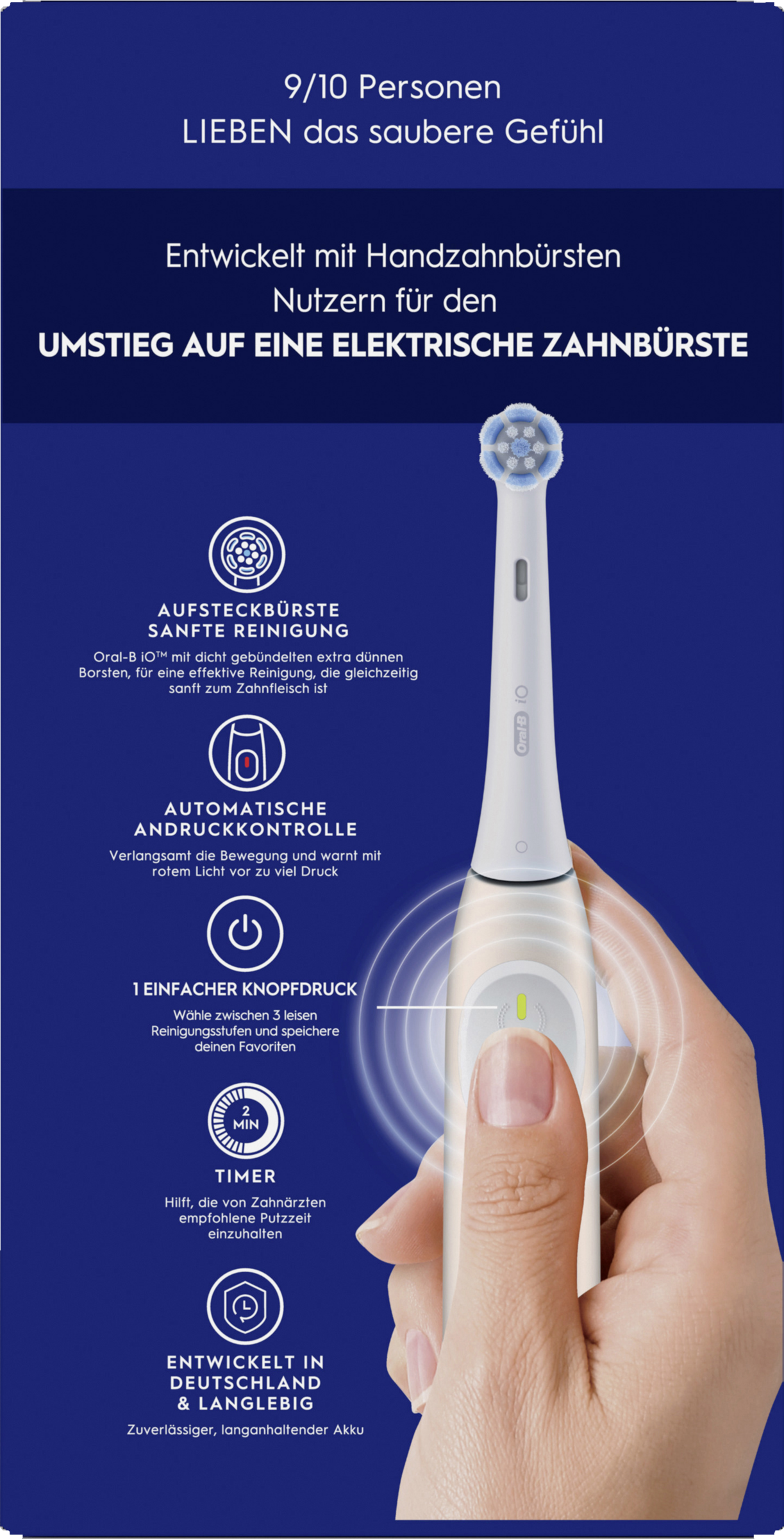 فرشاة أسنان كهربائية iO Series 2 Calm Pink 7