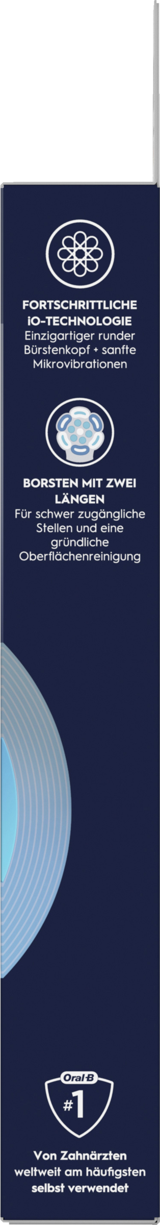 مجموعة من 6 رؤوس فرشاة كهربائية iO للتنظيف الفائق باللون الأسود 2