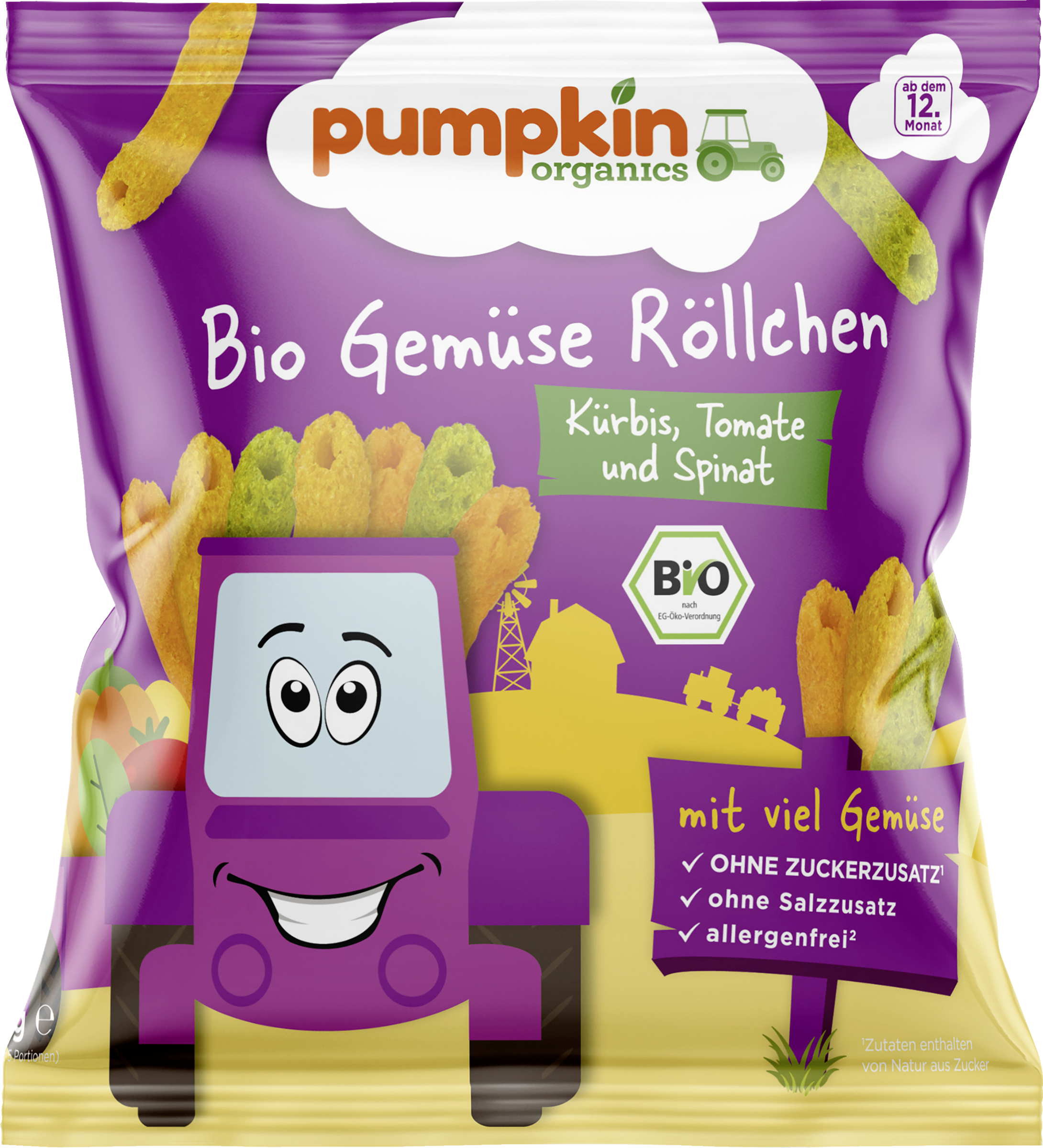 Pumpkin Organics Bio Gemüse Röllchen