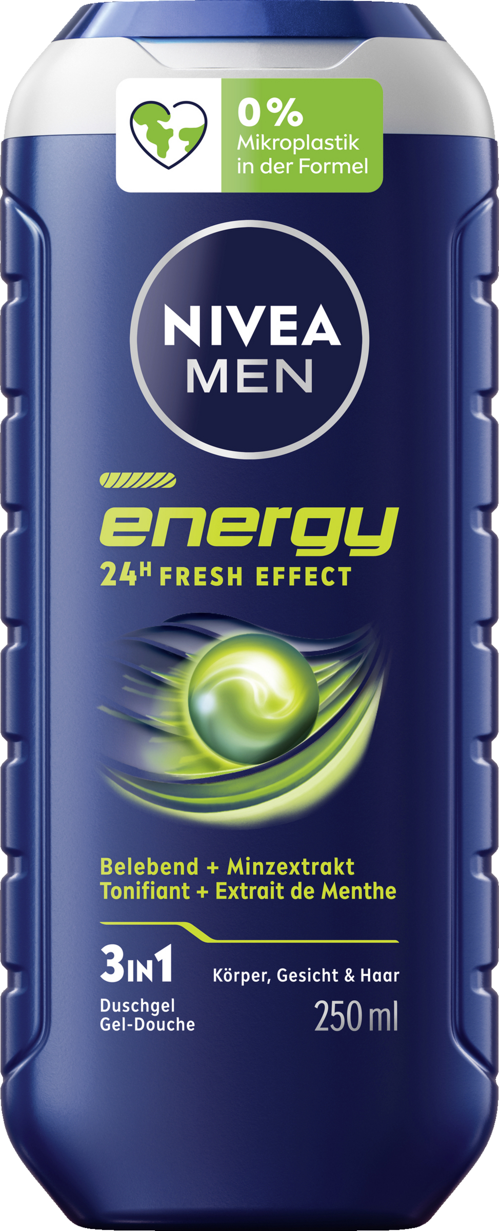 NIVEA MEN 3in1 Duschgel energy 24H fresh effect