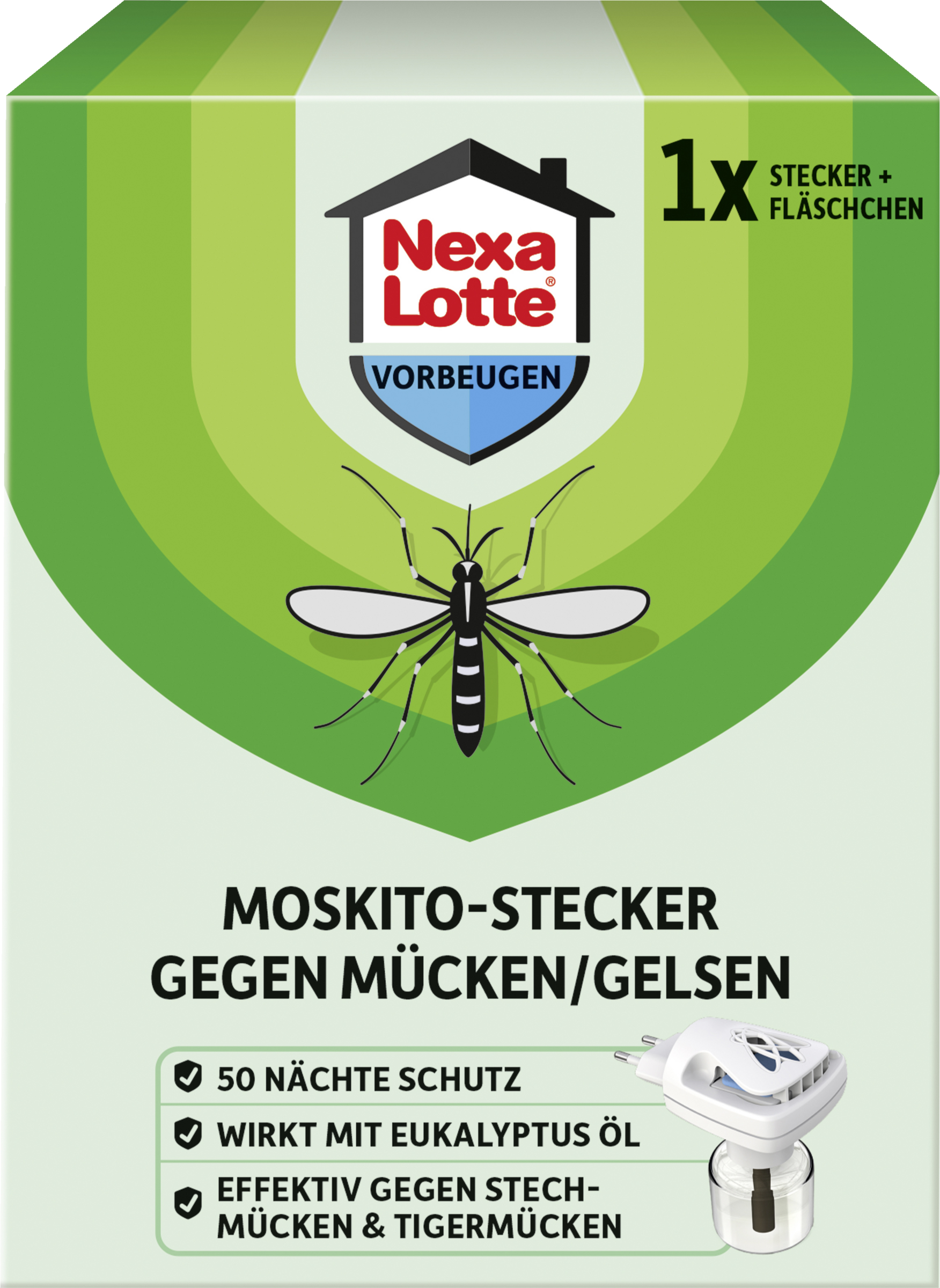 Nexa Lotte Moskito-Stecker gegen Mücken/Gelsen