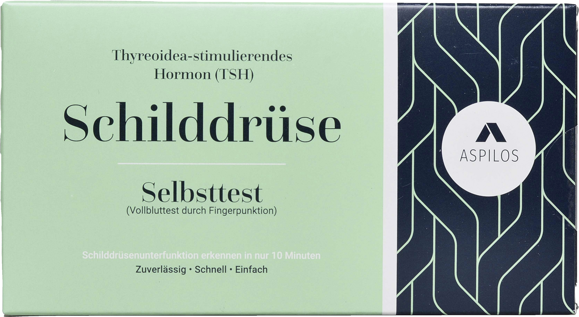 Aspilos Schilddrüse Selbsttest (TSH), Bluttest für Zuhause, schnelles Ergebnis, 1 Stück