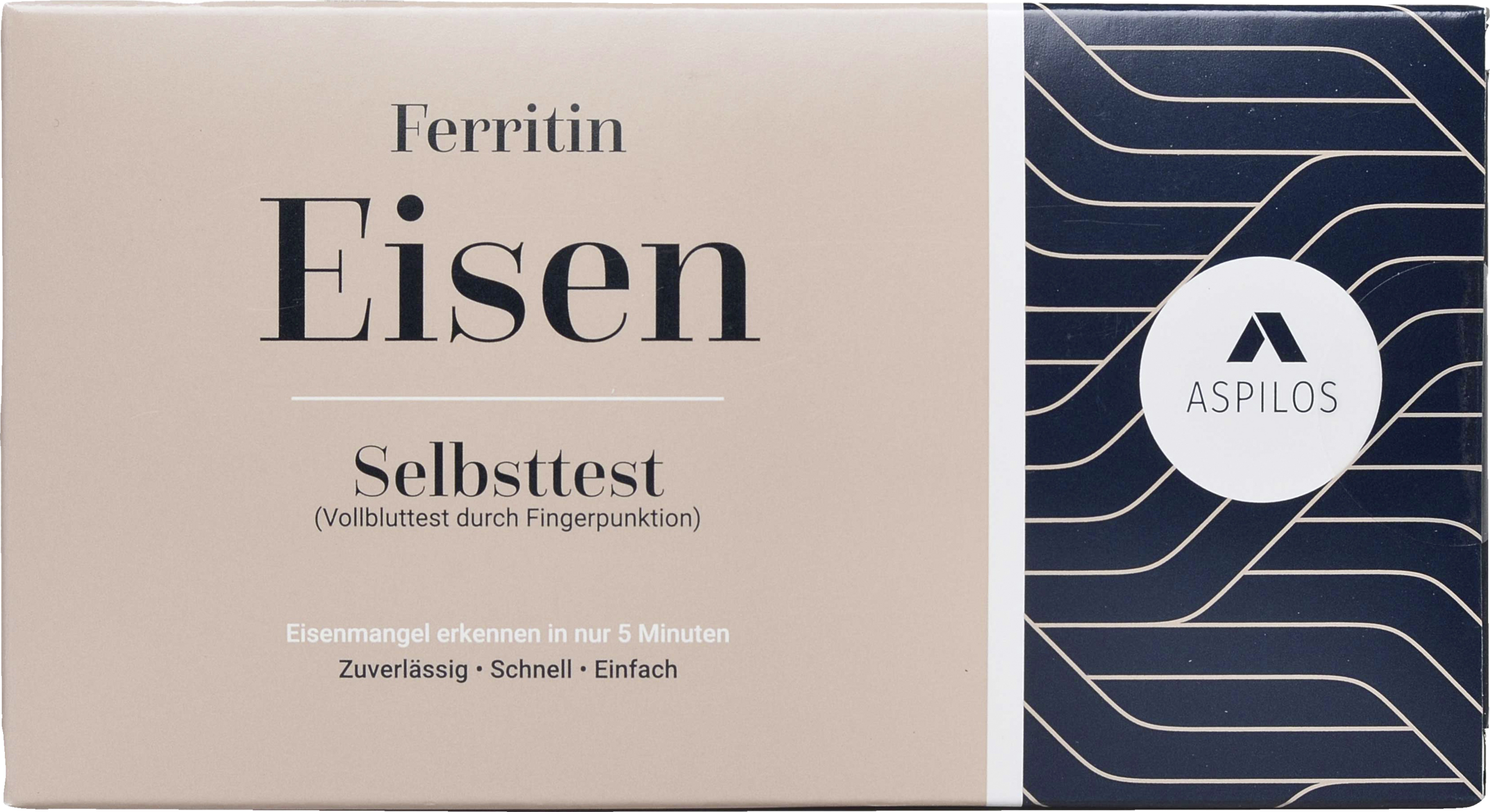 Aspilos Eisenmangel Selbsttest, Ferritin Schnelltest für zuhause, 1 Stück