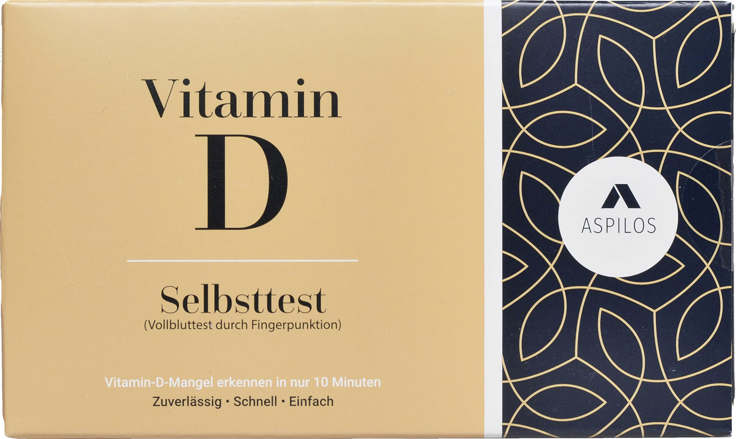 Aspilos Vitamin D Selbsttest, schnelle Heimanwendung, zuverlässige Ergebnisanzeige, 1 Stück