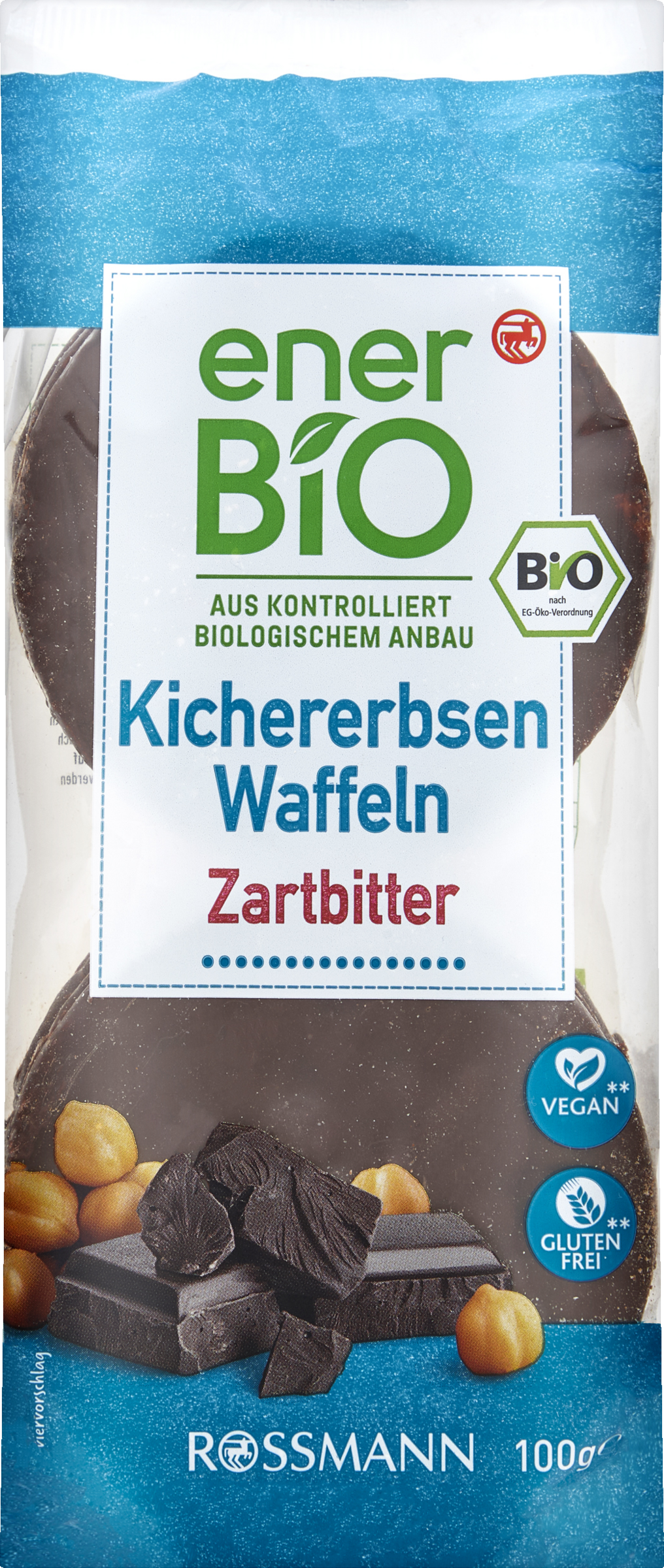 Kichererbsenwaffel Zartbitter