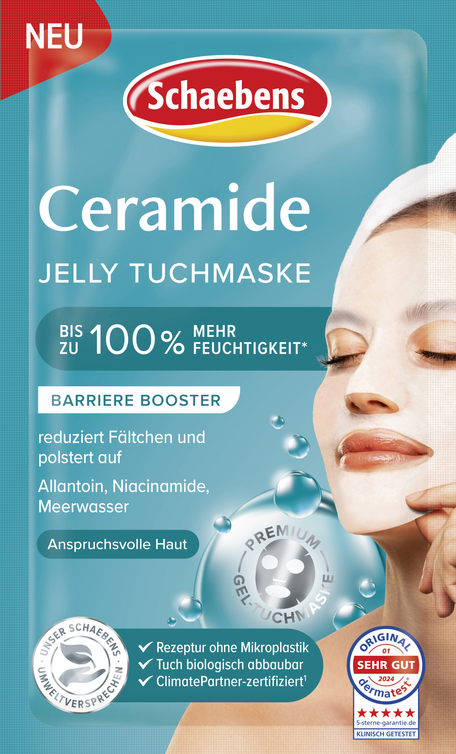 Schaebens Ceramide Jelly Tuchmaske