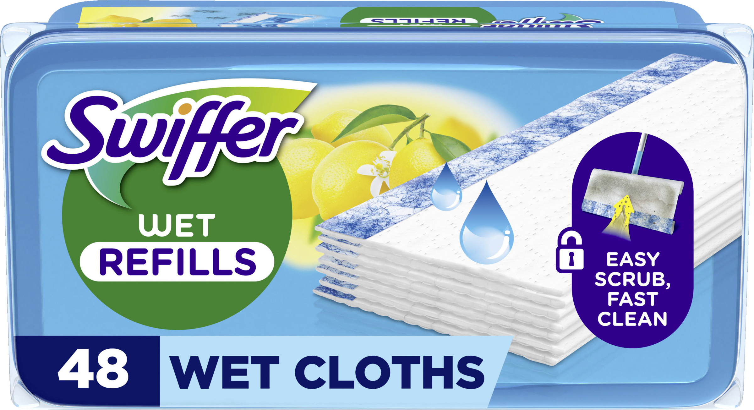 Swiffer Wet Feuchte Bodentücher Citrus Nachfüllpackung
