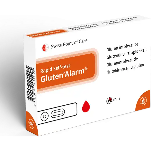 اختبار التحسس للجلوتين، اختبار عدم تحمل الجلوتين، 1 قطعة