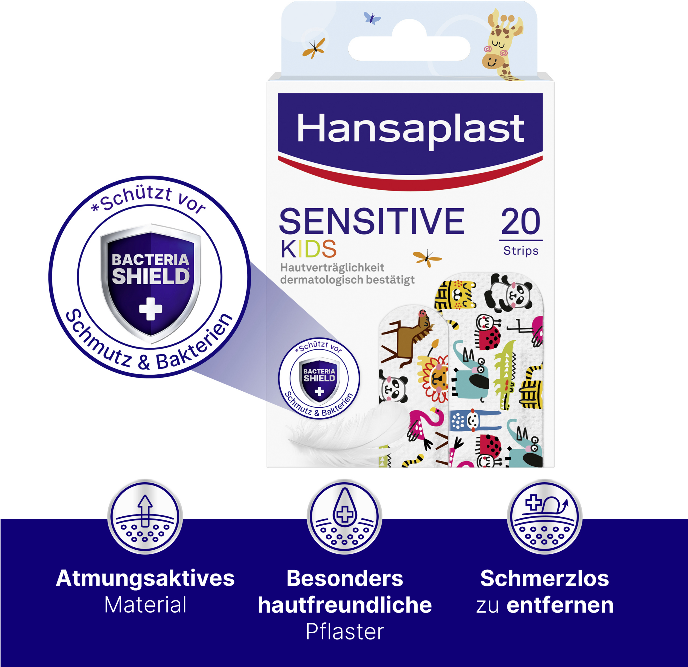 ضمادات Sensitive Kids 8