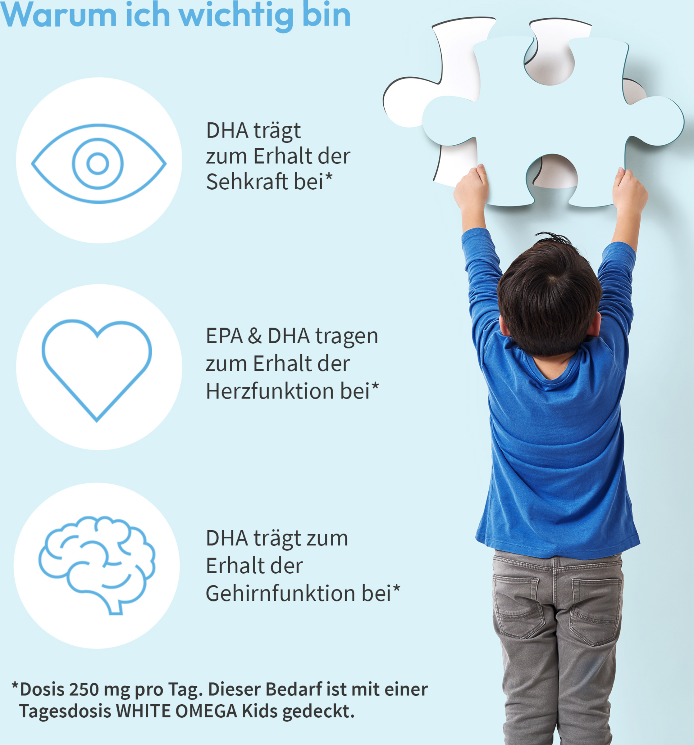 WHITE OMEGA Kids كبسولات أوميغا 3 5