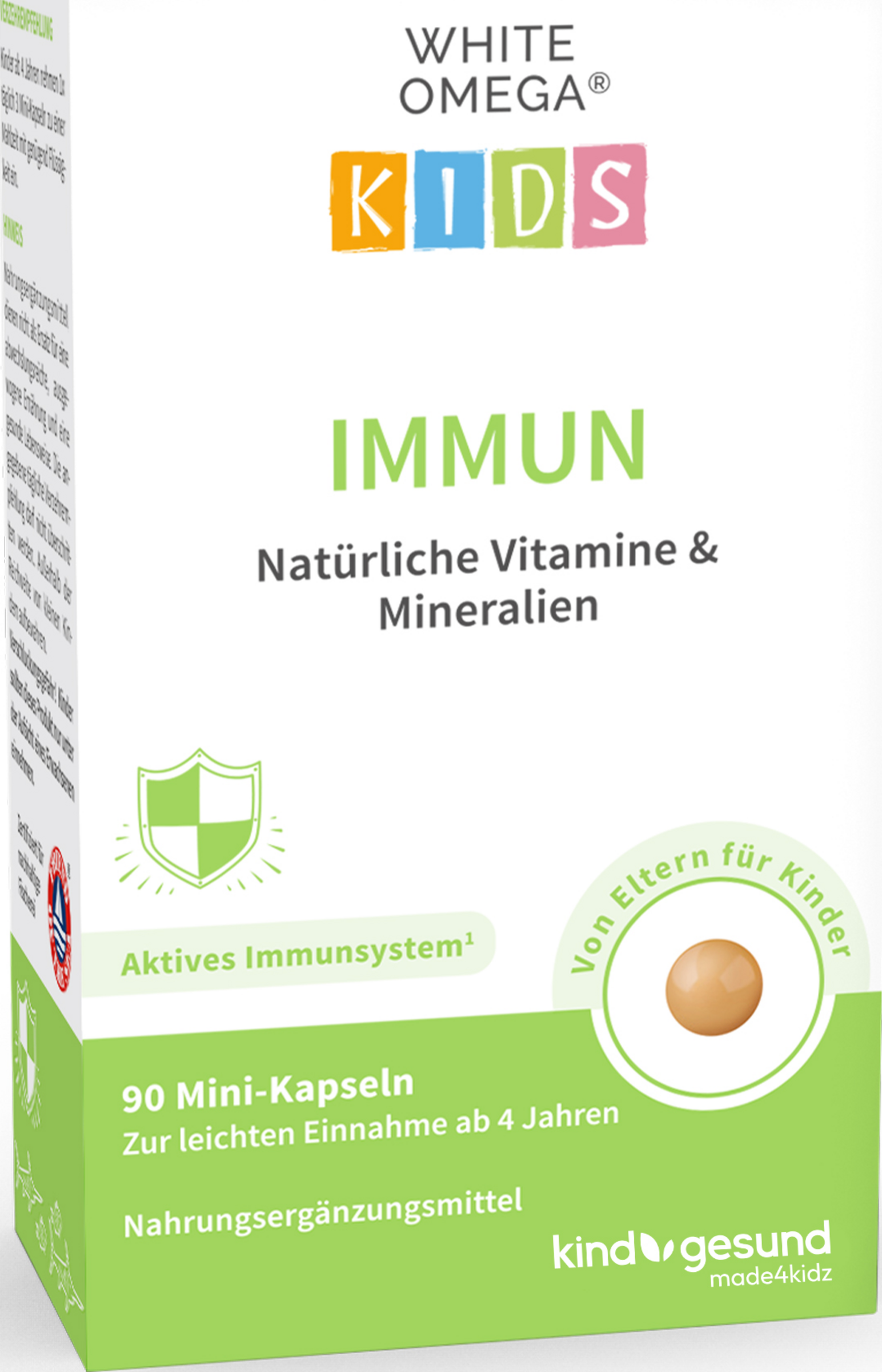 kindgesund WHITE OMEGA Kids Immun Mini-Kapseln
