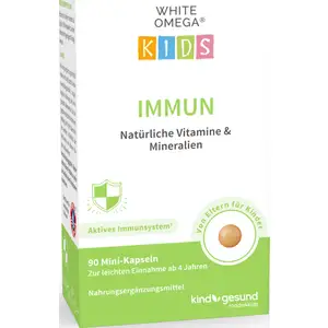أقراص مناعية للأطفال WHITE OMEGA Mini-Capsules