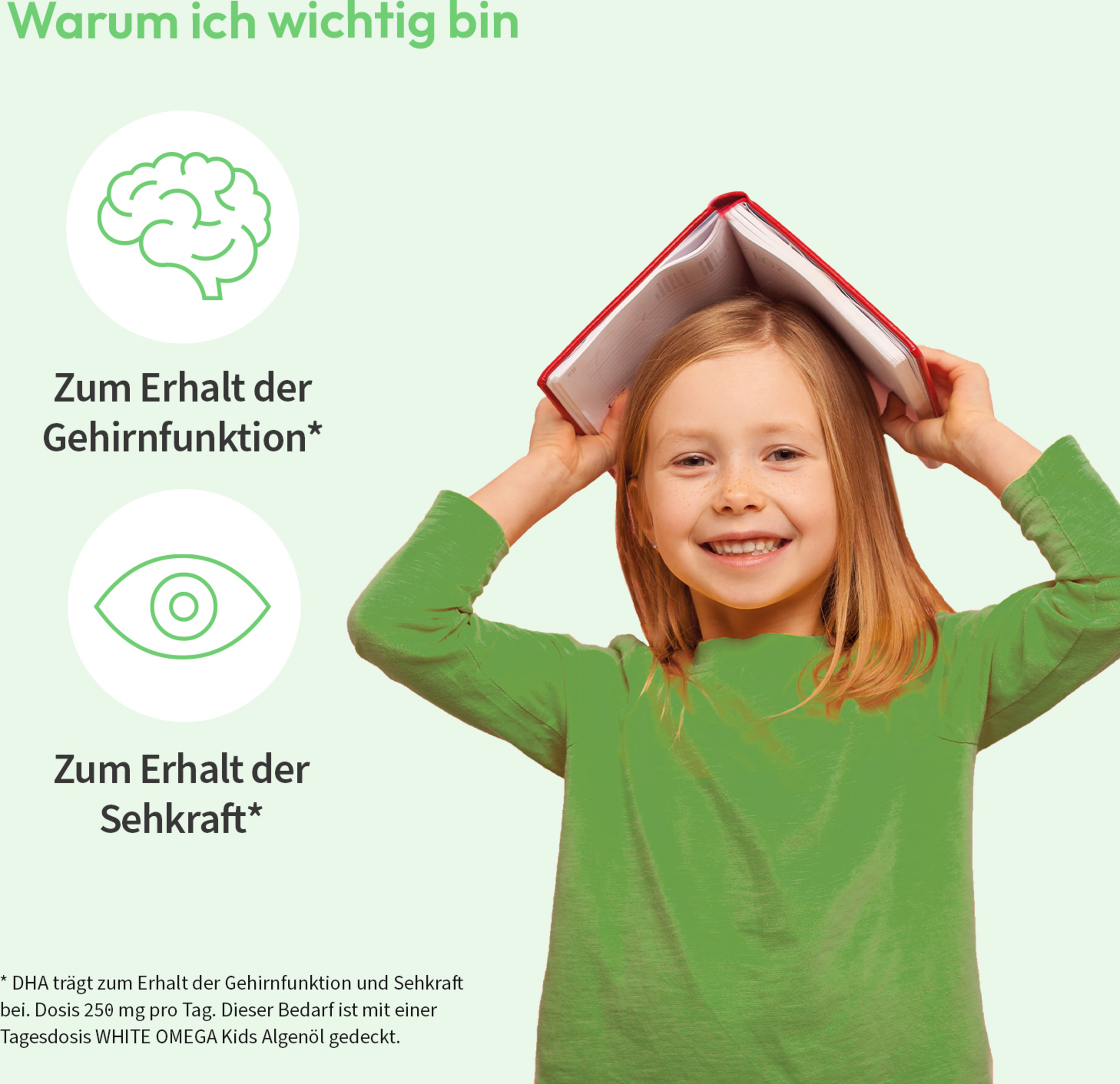 WHITE OMEGA Kids كبسولات صغيرة من الطحالب 4