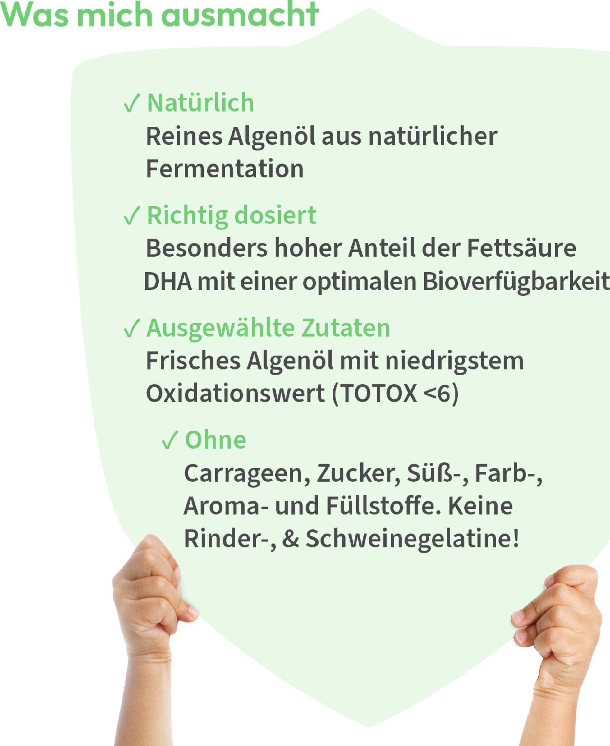 WHITE OMEGA Kids كبسولات صغيرة من الطحالب 5