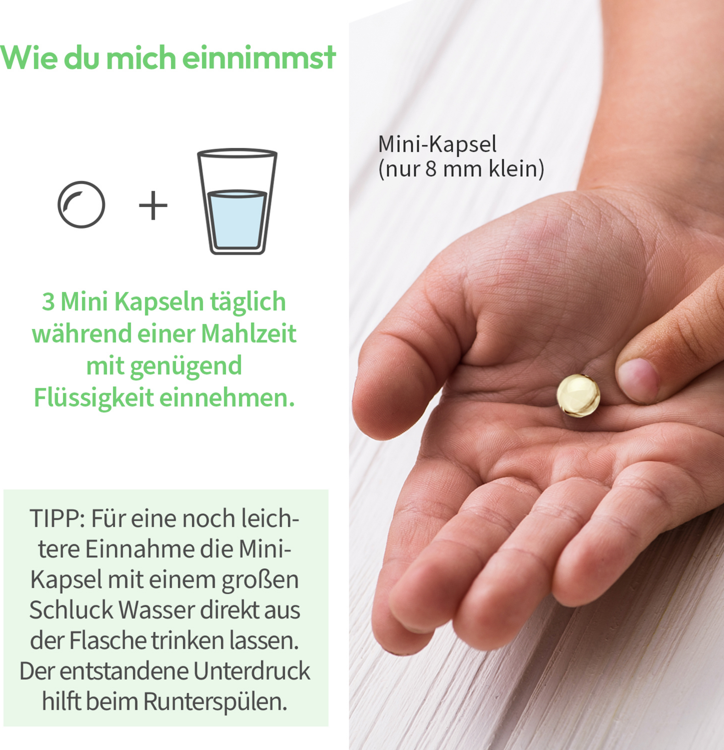 WHITE OMEGA Kids كبسولات صغيرة من الطحالب 6