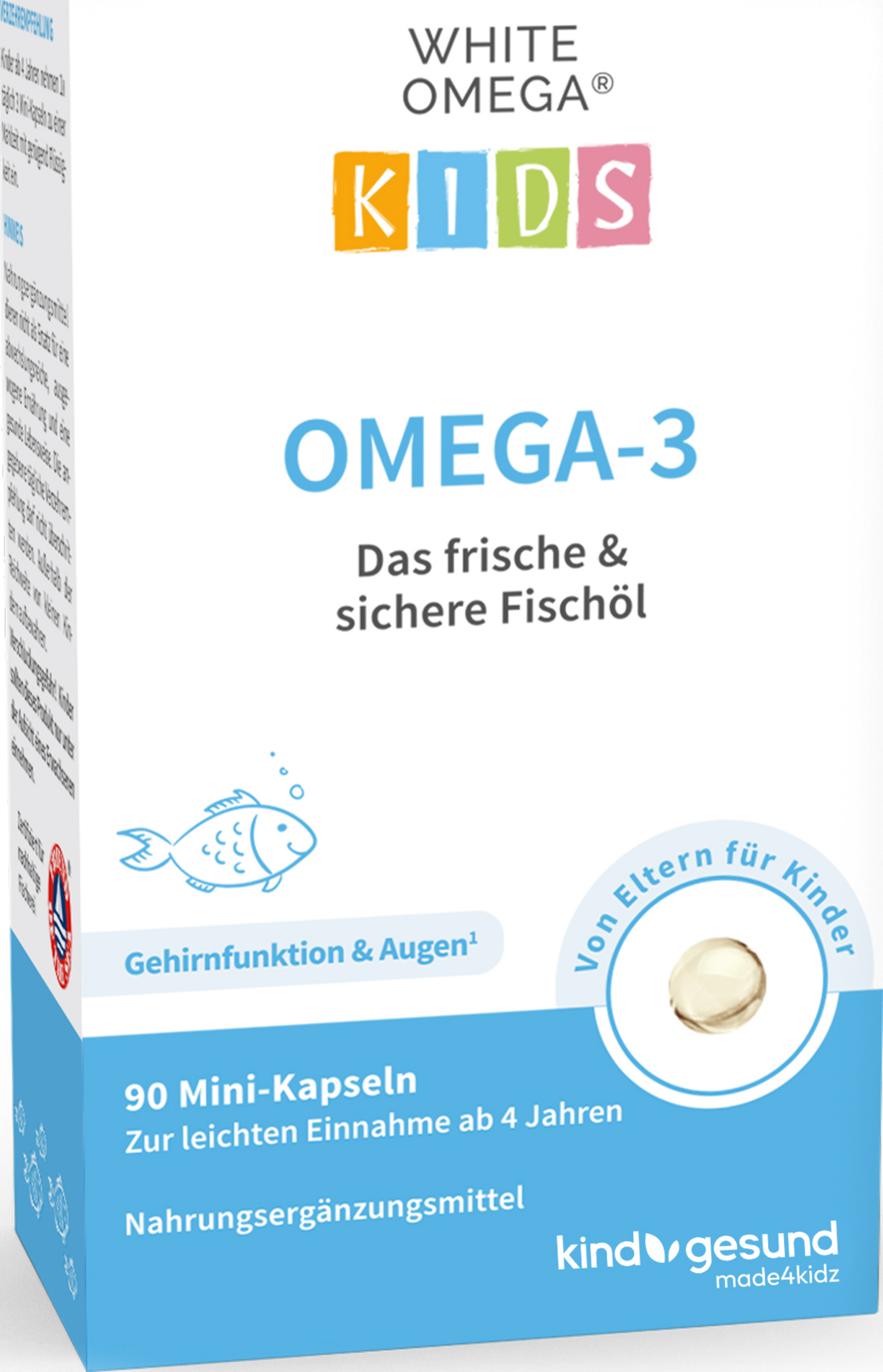 WHITE OMEGA Kids كبسولات أوميغا 3