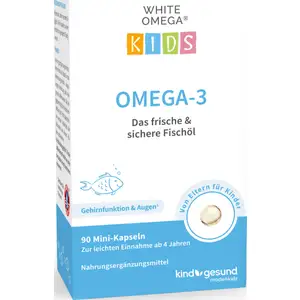 WHITE OMEGA Kids كبسولات أوميغا 3
