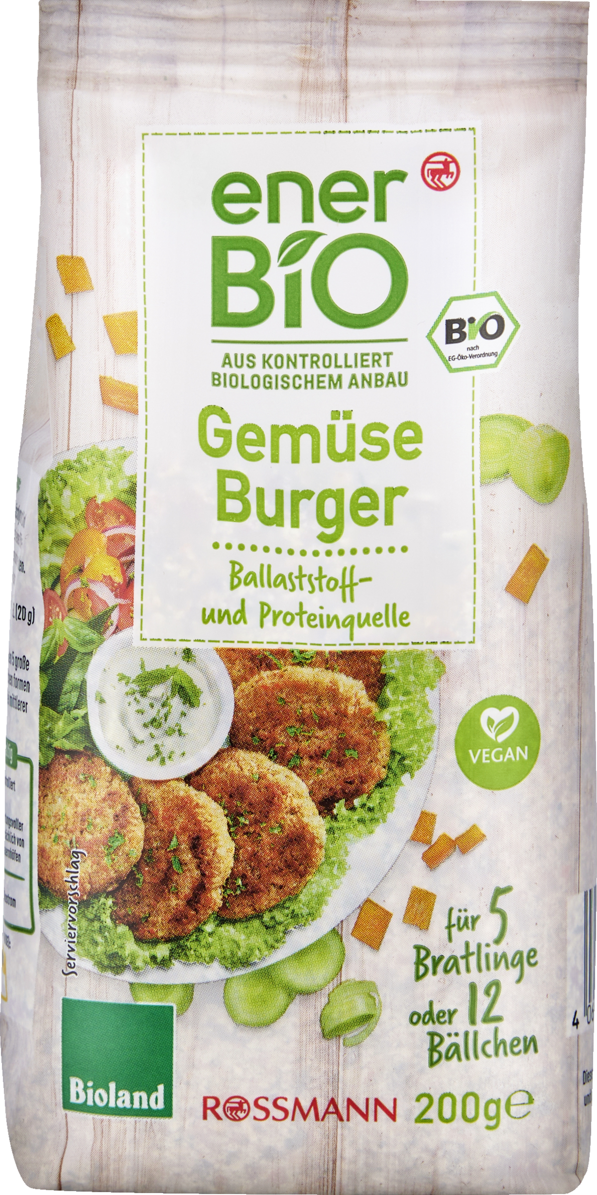 enerBiO Gemüse Burger Bioland