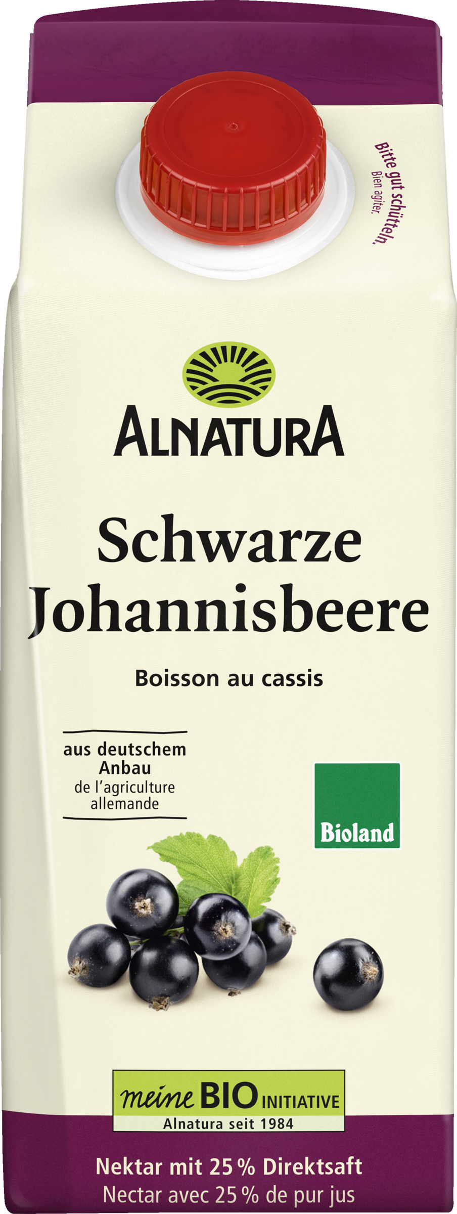 Alnatura Bio Schwarzer Johannisbeeren Nektar