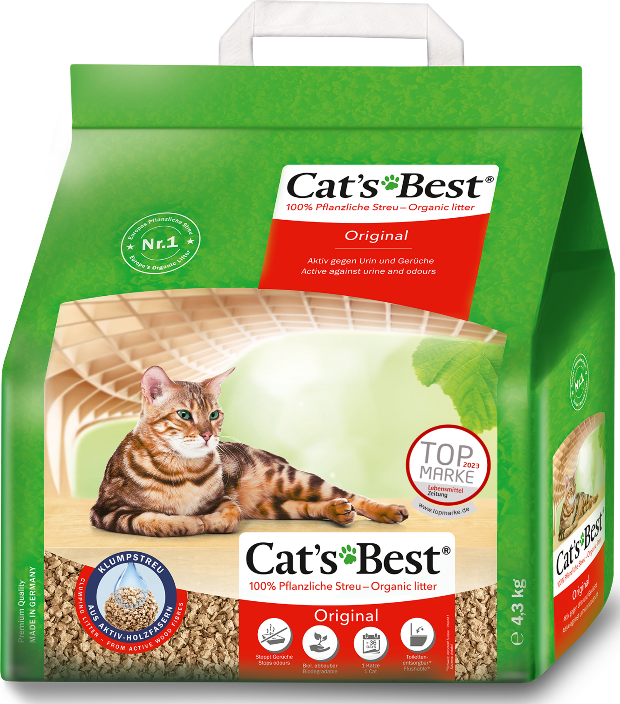 Cat's Best Katzenstreu Original 10 Liter