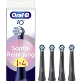 Aufsteckbürsten iO Sanfte Reinigung schwarz