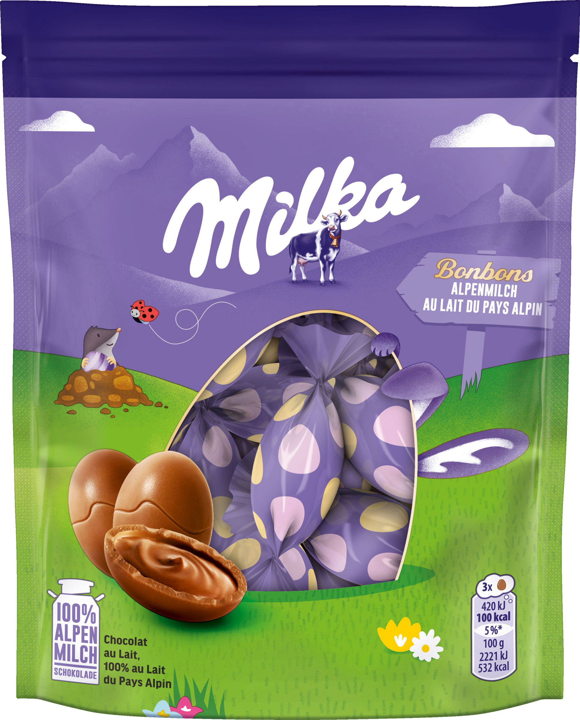 Milka Bonbons Alpenmilch