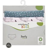 under2wear kids 2er Pack Mädchen Panty Punkte/Einhorn Gr. 110/116