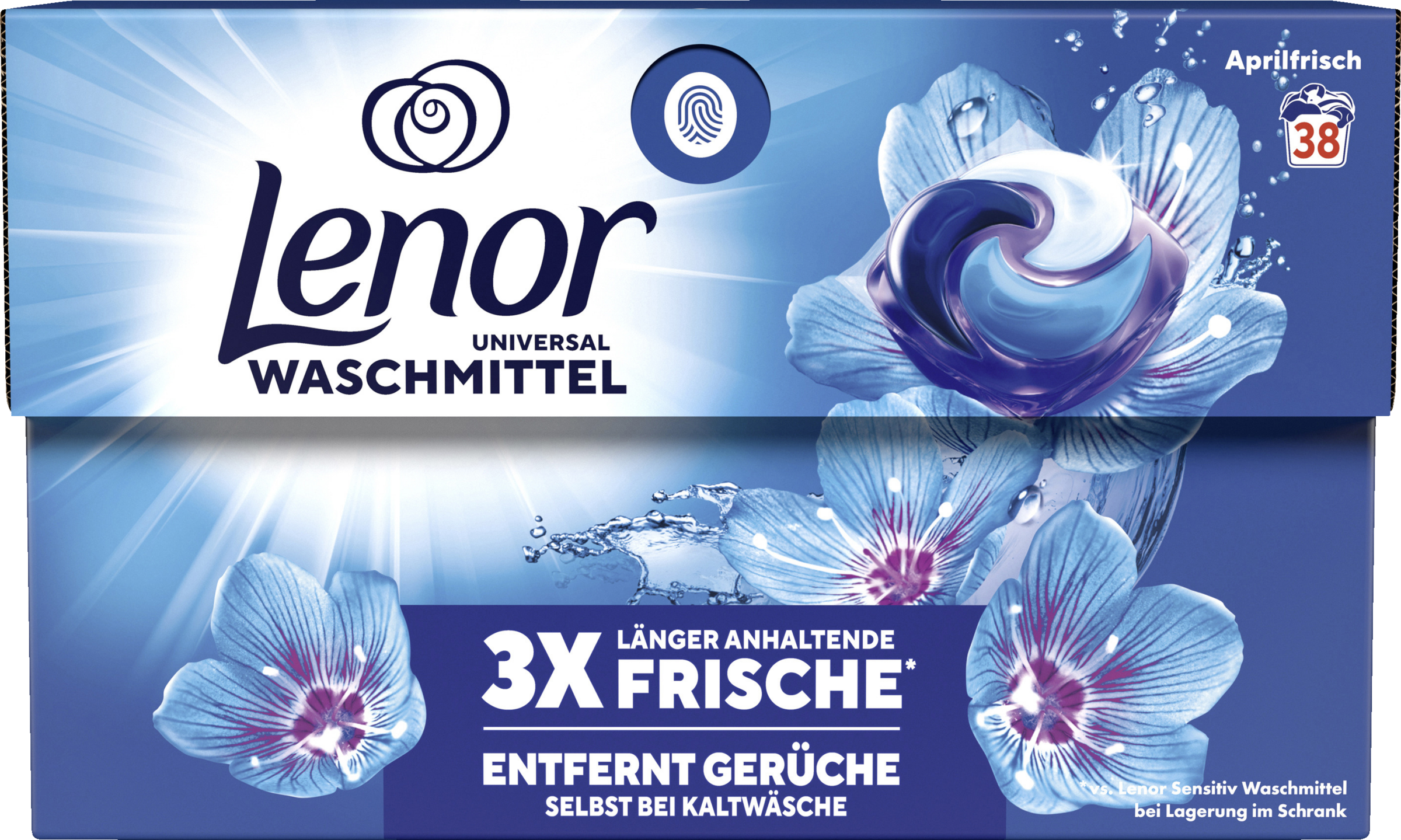 Lenor Vollwaschmittel Pods Aprilfrisch 38WL