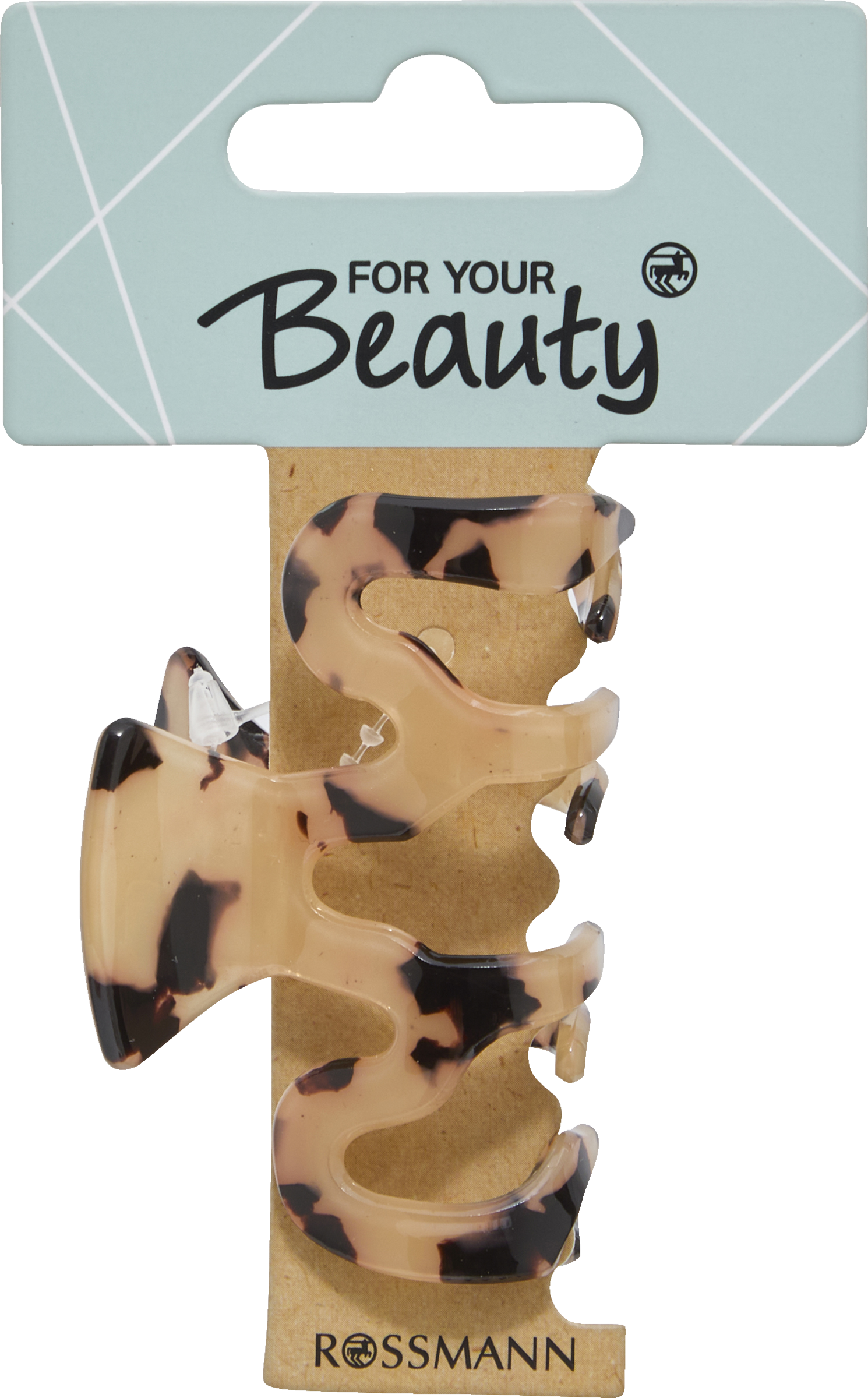 FOR YOUR Beauty Haarspange T-Shell-Optik Havanna