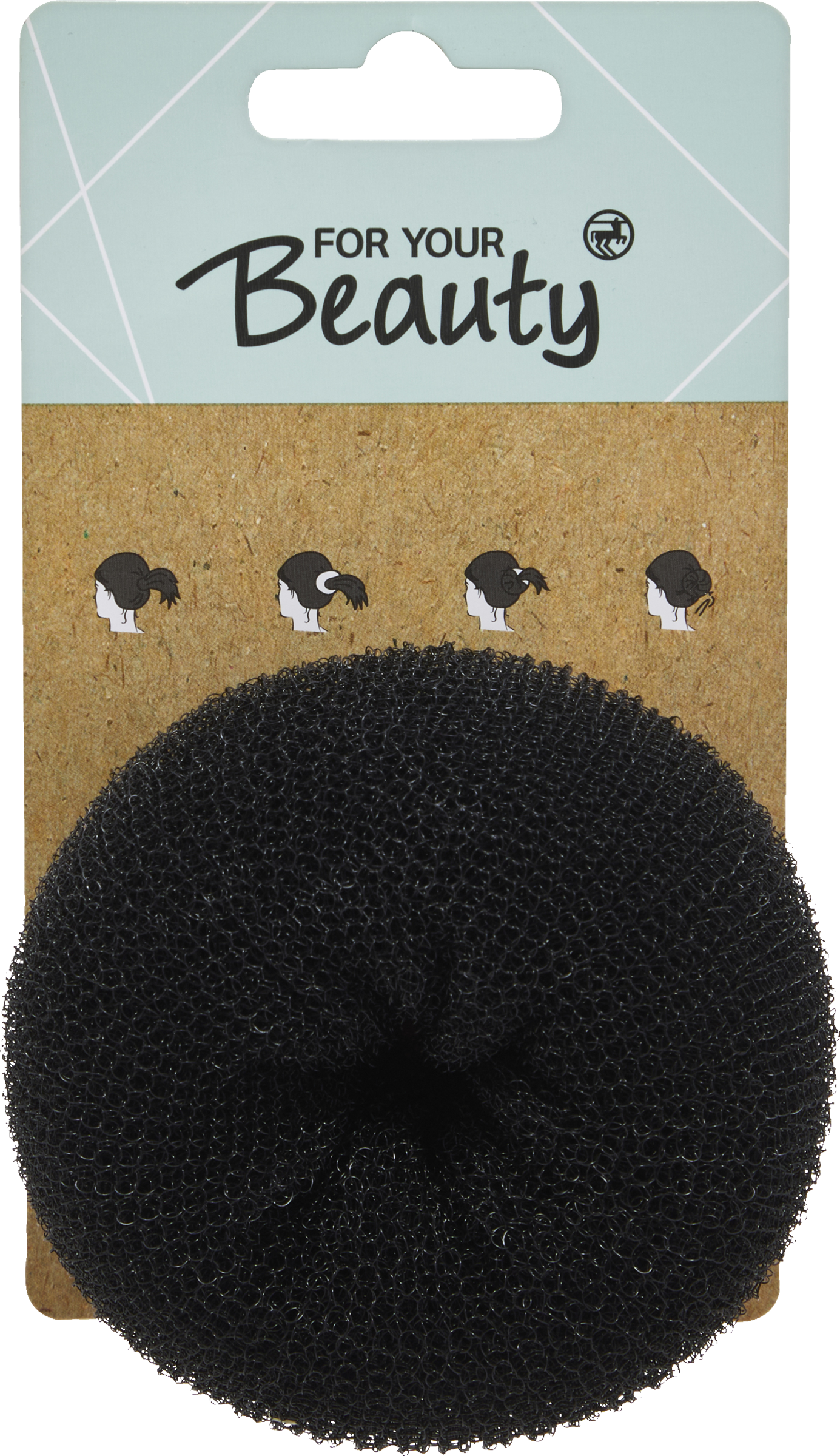 FOR YOUR Beauty Knotenring Schwarz