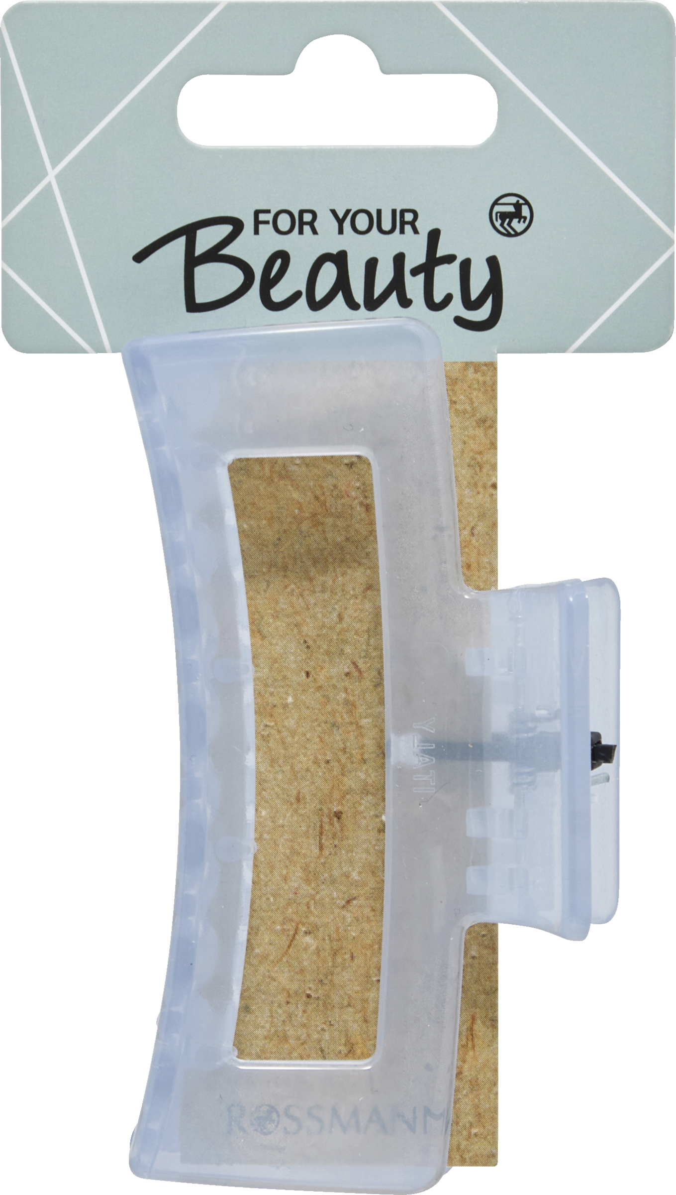 FOR YOUR Beauty Haarspange Blau Transparent