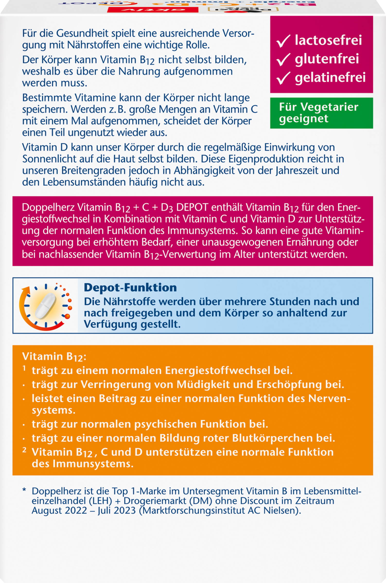 فيتامين ب12 النشط + سي + د3 طاقة + مناعة تخزين 4