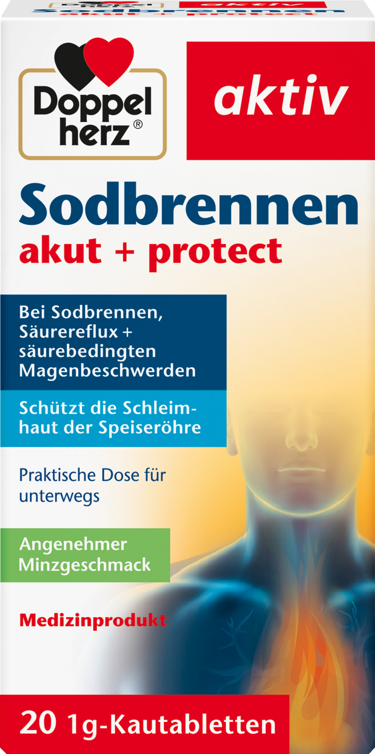 Doppelherz Sodbrennen akut + protect