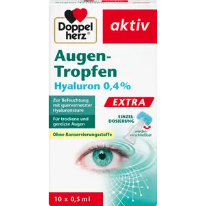 قطرات العين النشطة حمض الهيالورونيك 0.4%