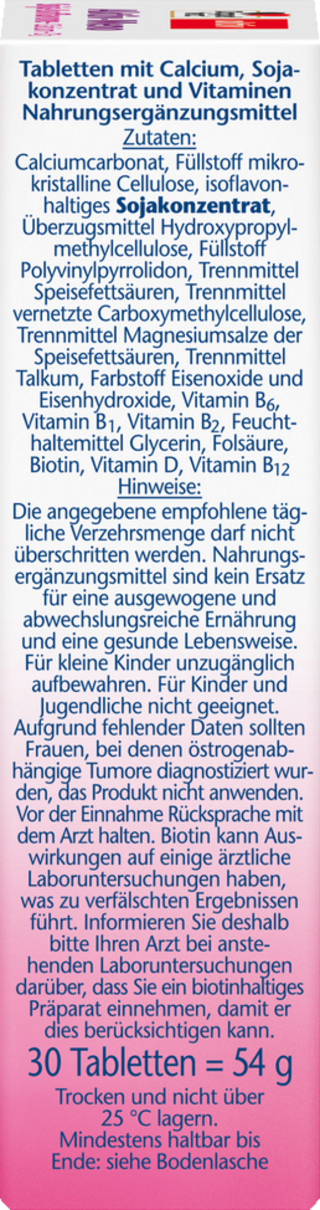 أكتيف-مينو أيزوفلافون الصويا + كالسيوم + د3 2