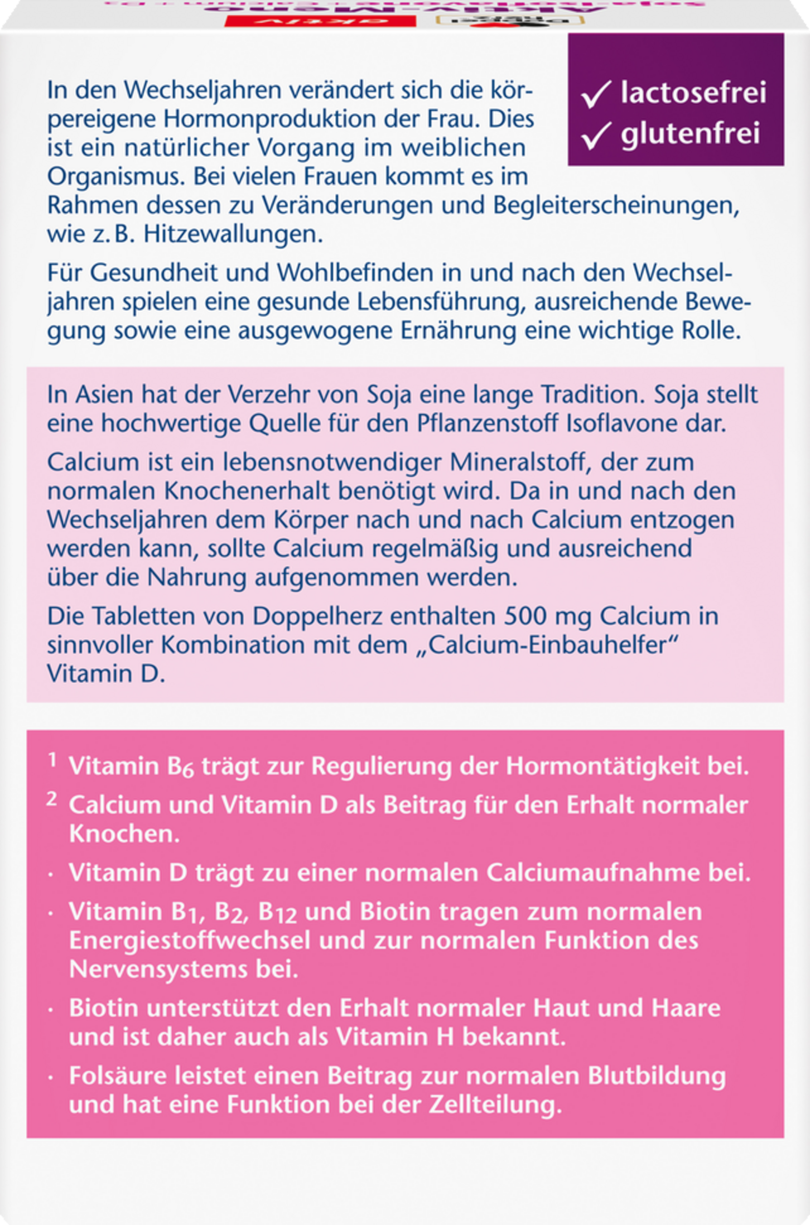 أكتيف-مينو أيزوفلافون الصويا + كالسيوم + د3 4