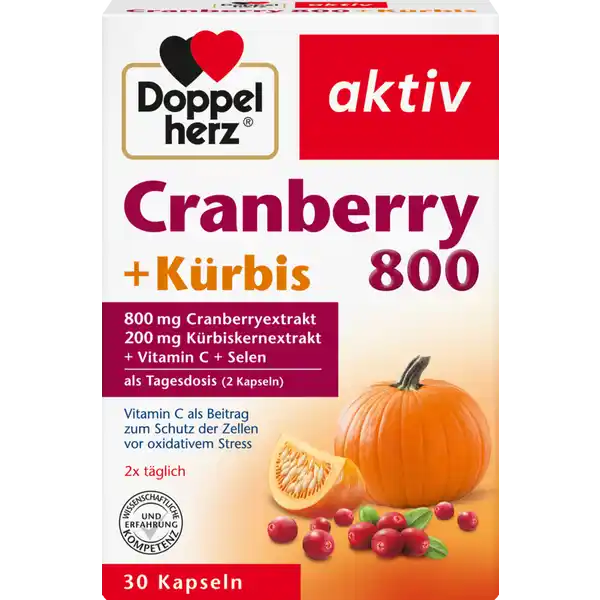 كرانبيري نشط + يقطين + فيتامين سي + سيلينيوم