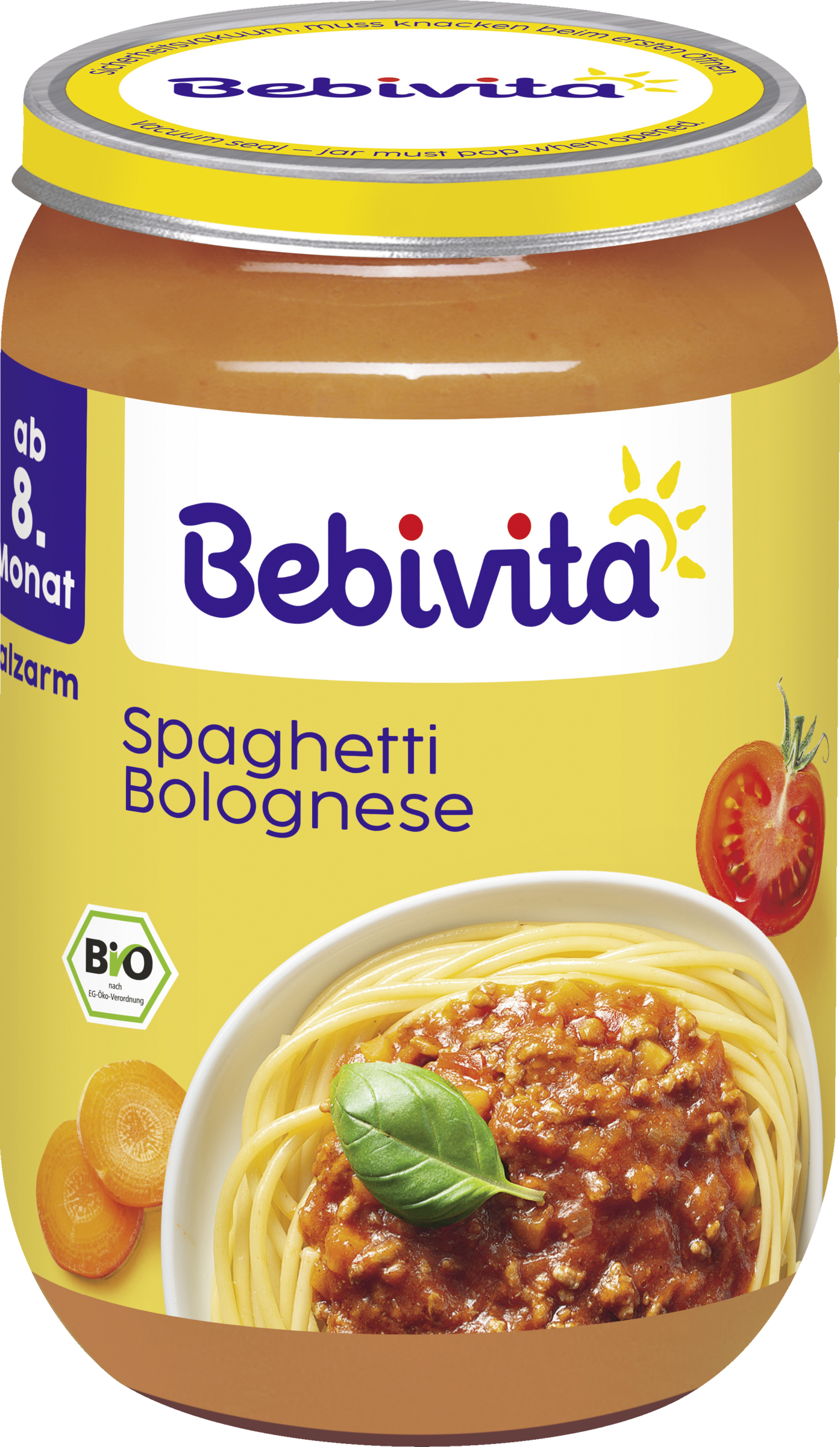 Bebivita Bio Spaghetti Bolognese ab 8. Monat