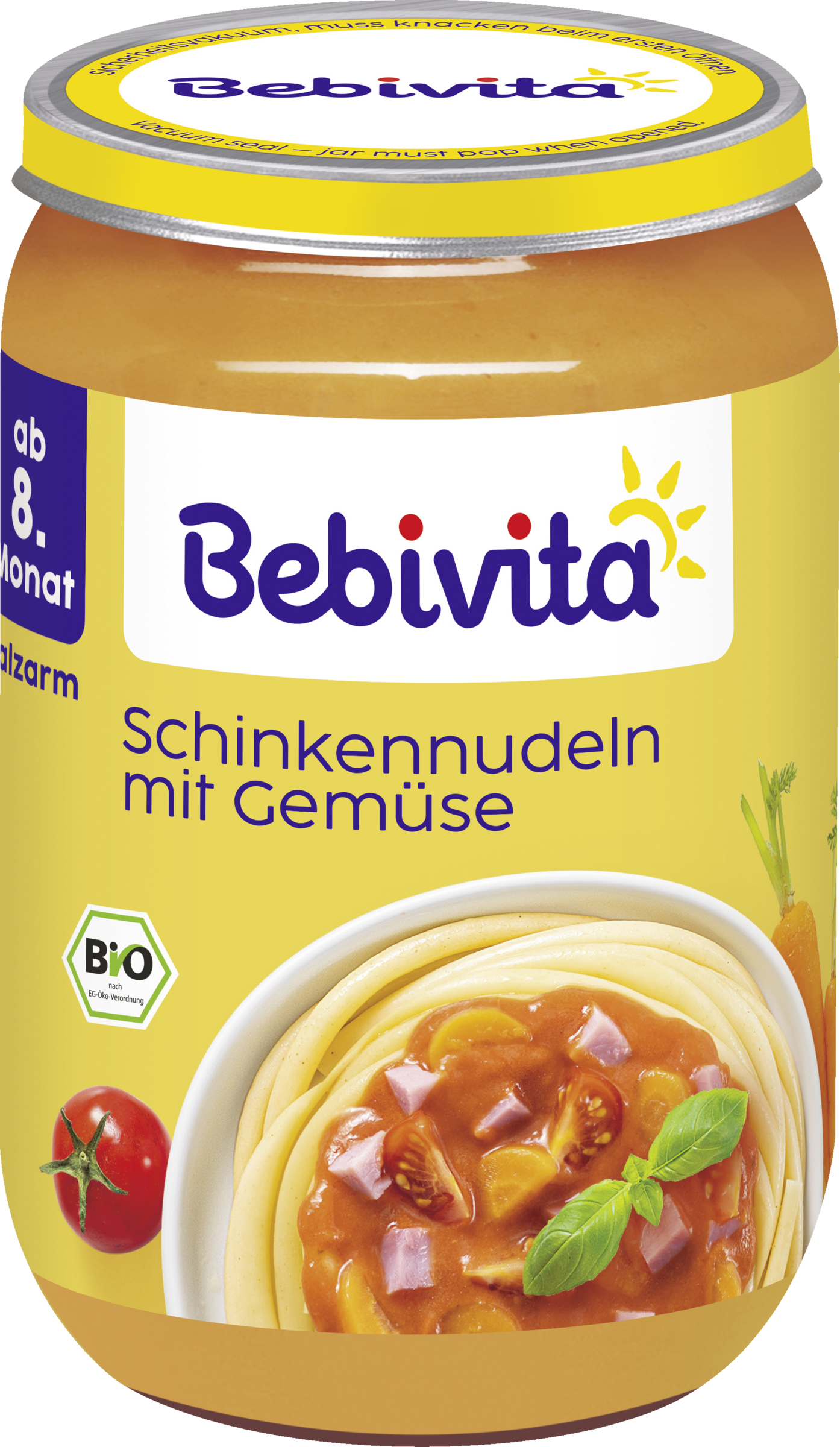 Bebivita Bio Schinkennudeln mit Gemüse ab 8. Monat
