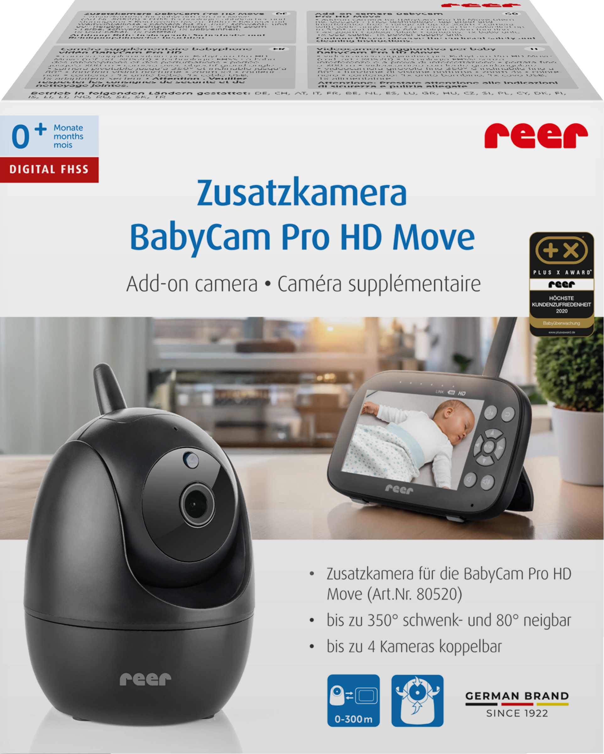 reer Zusatzkamera 80520 BabyCam Pro HD Move